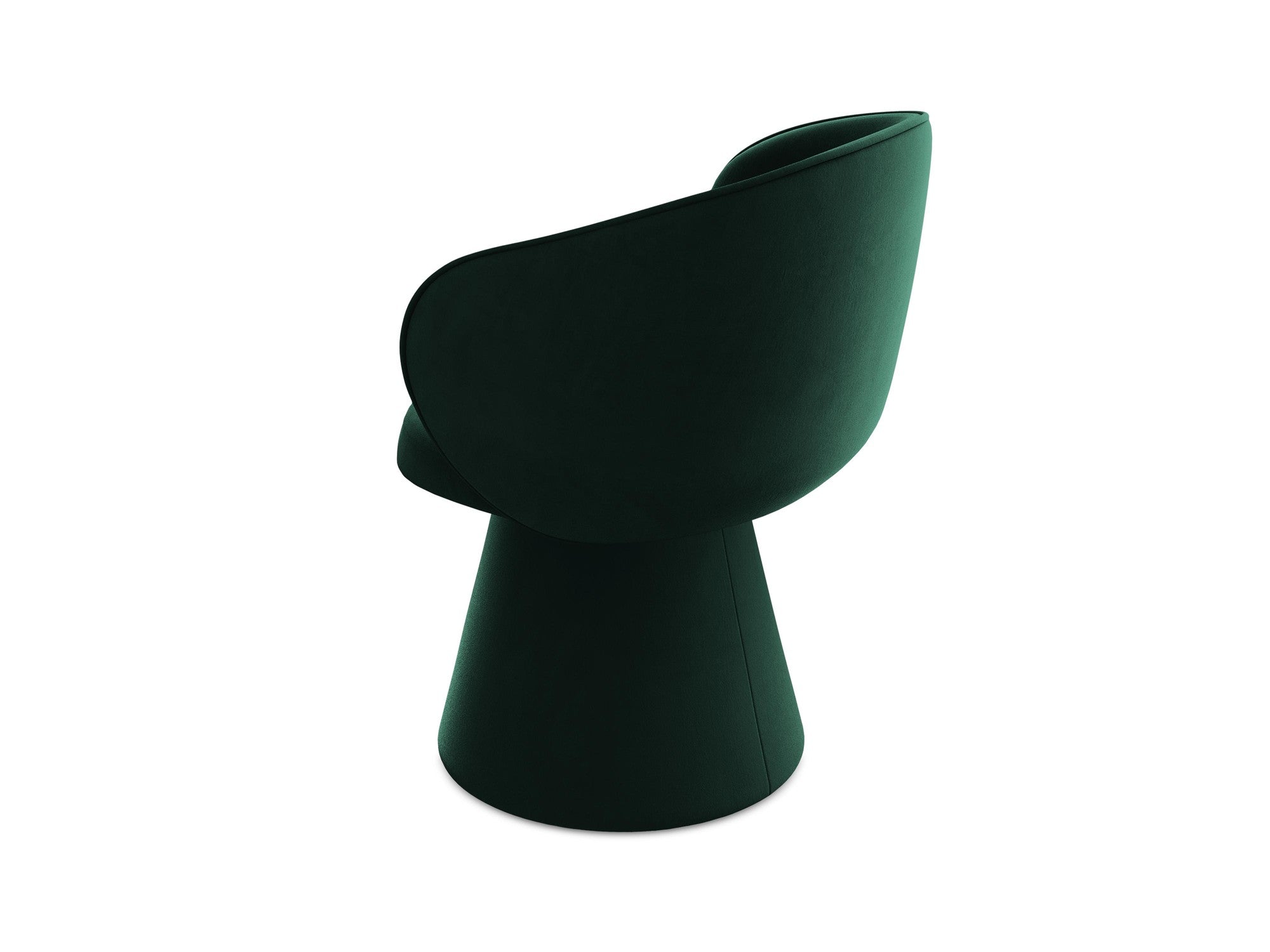 Velvet Chair UALA Bottle Green