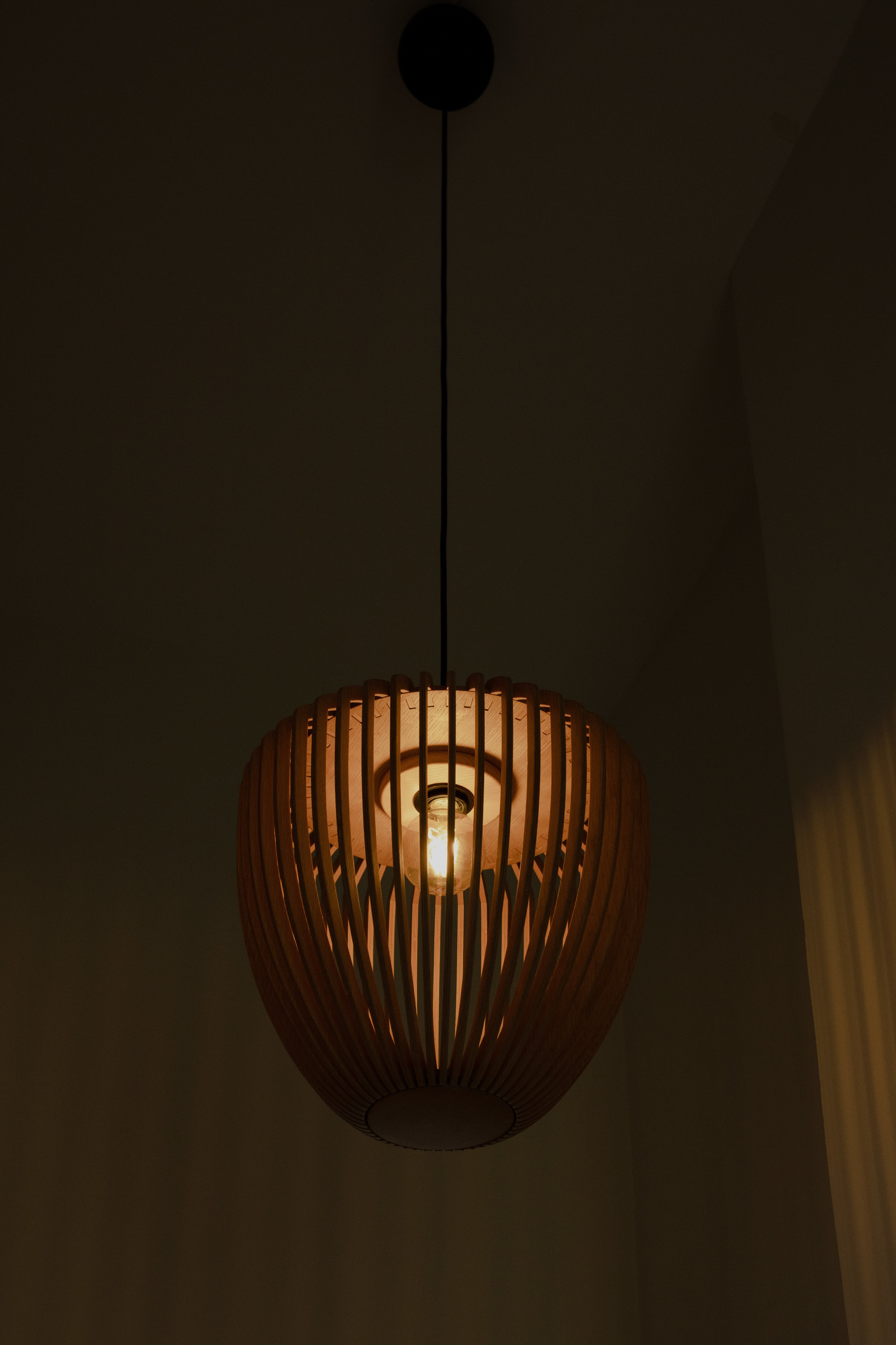 Abażur CLAVA WOOD dębowy – drewno dębowe