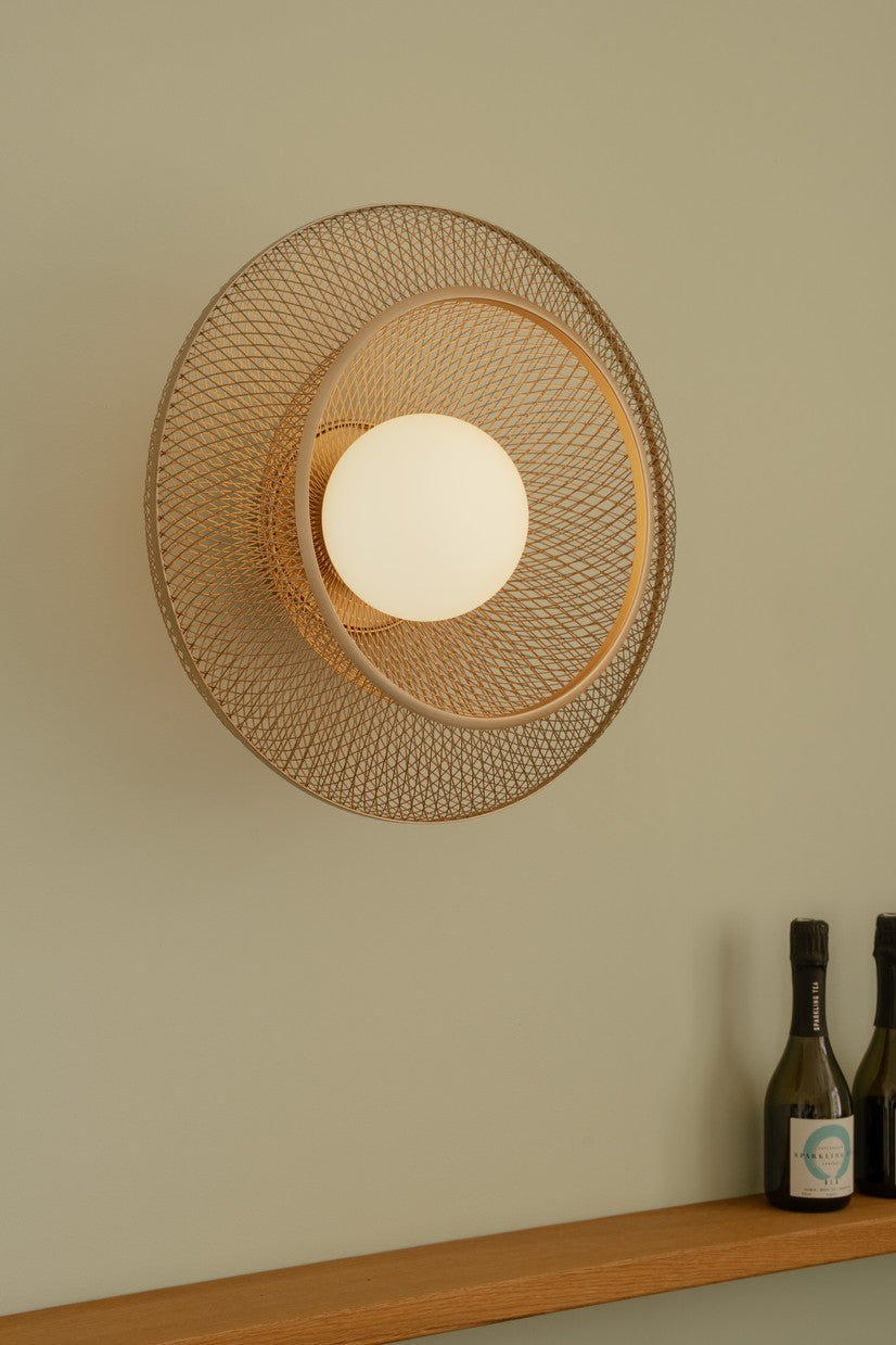 Lampa ścienna FARADAY UP złoty – Umage