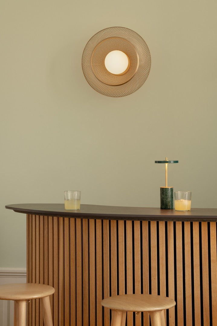 Lampa ścienna FARADAY UP złoty – Umage