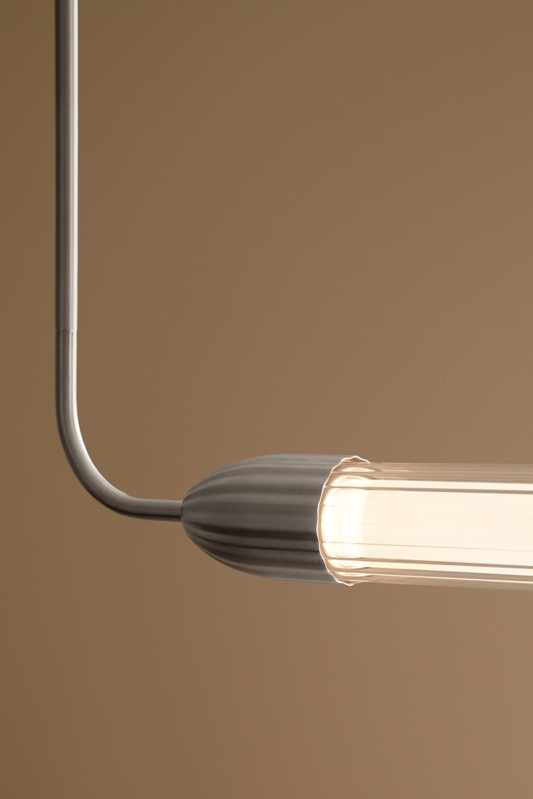 Pendelleuchte LEMON SQUEEZE LINEAR silber