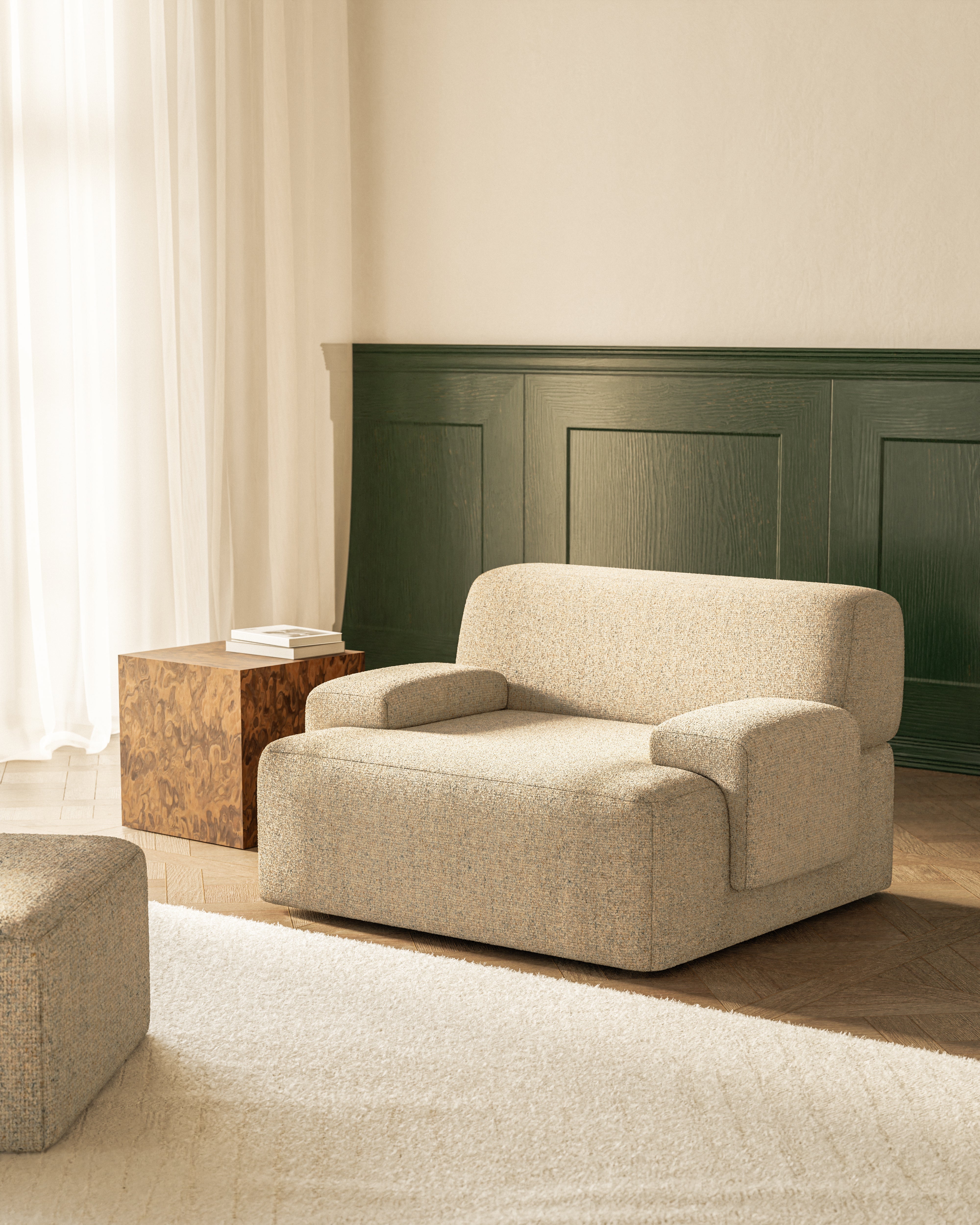 Beige UMI Armchair