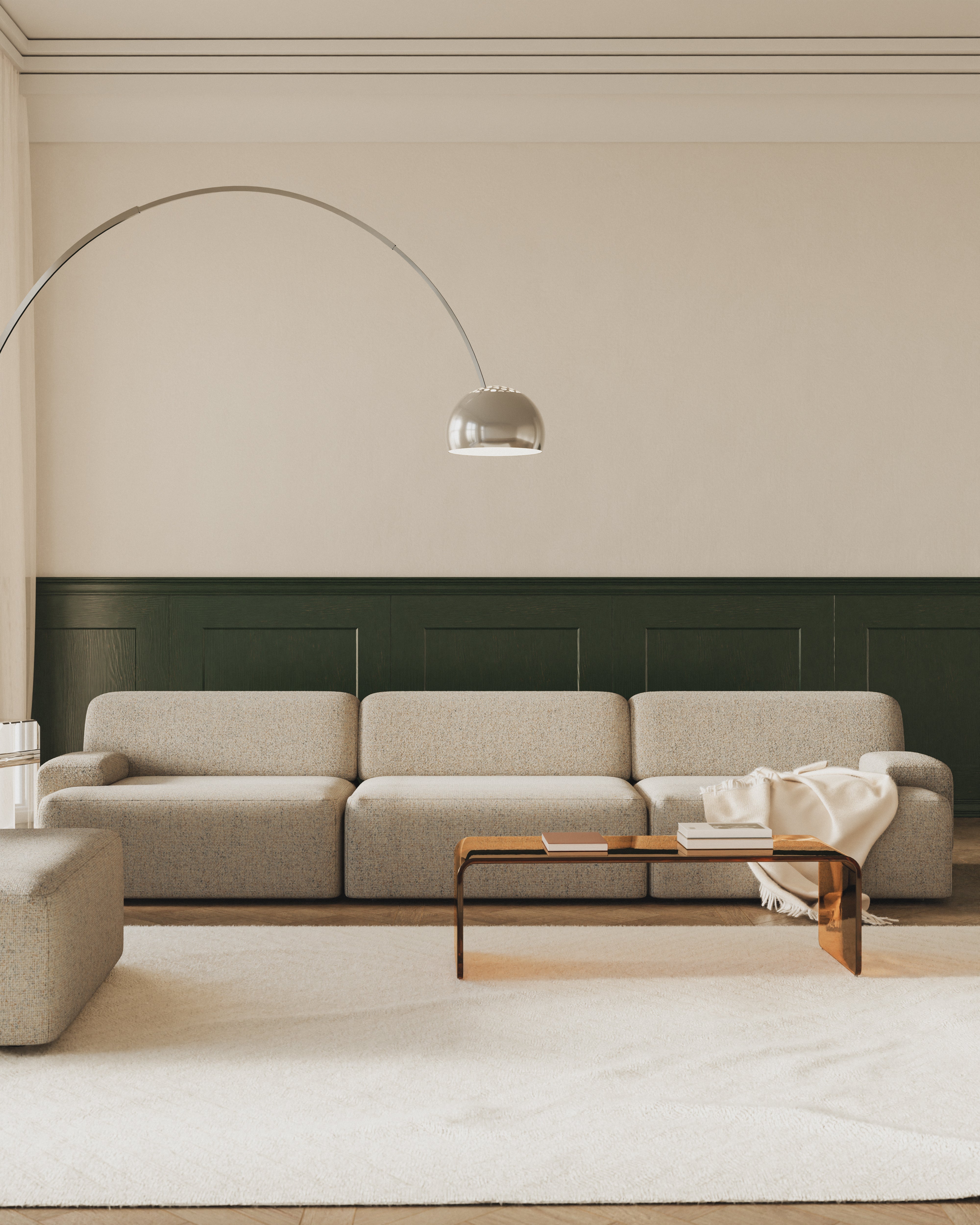 Modulsofa 3-sitzig UMI beige