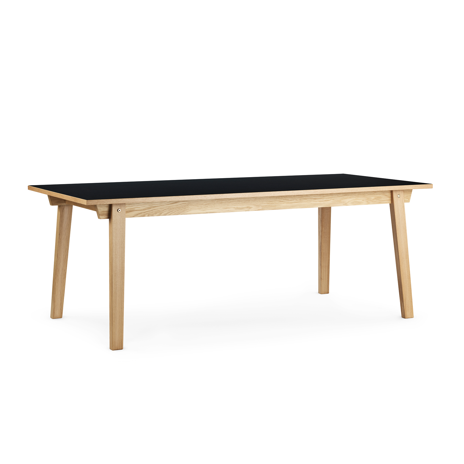 Slice Linoeum table oak veneer