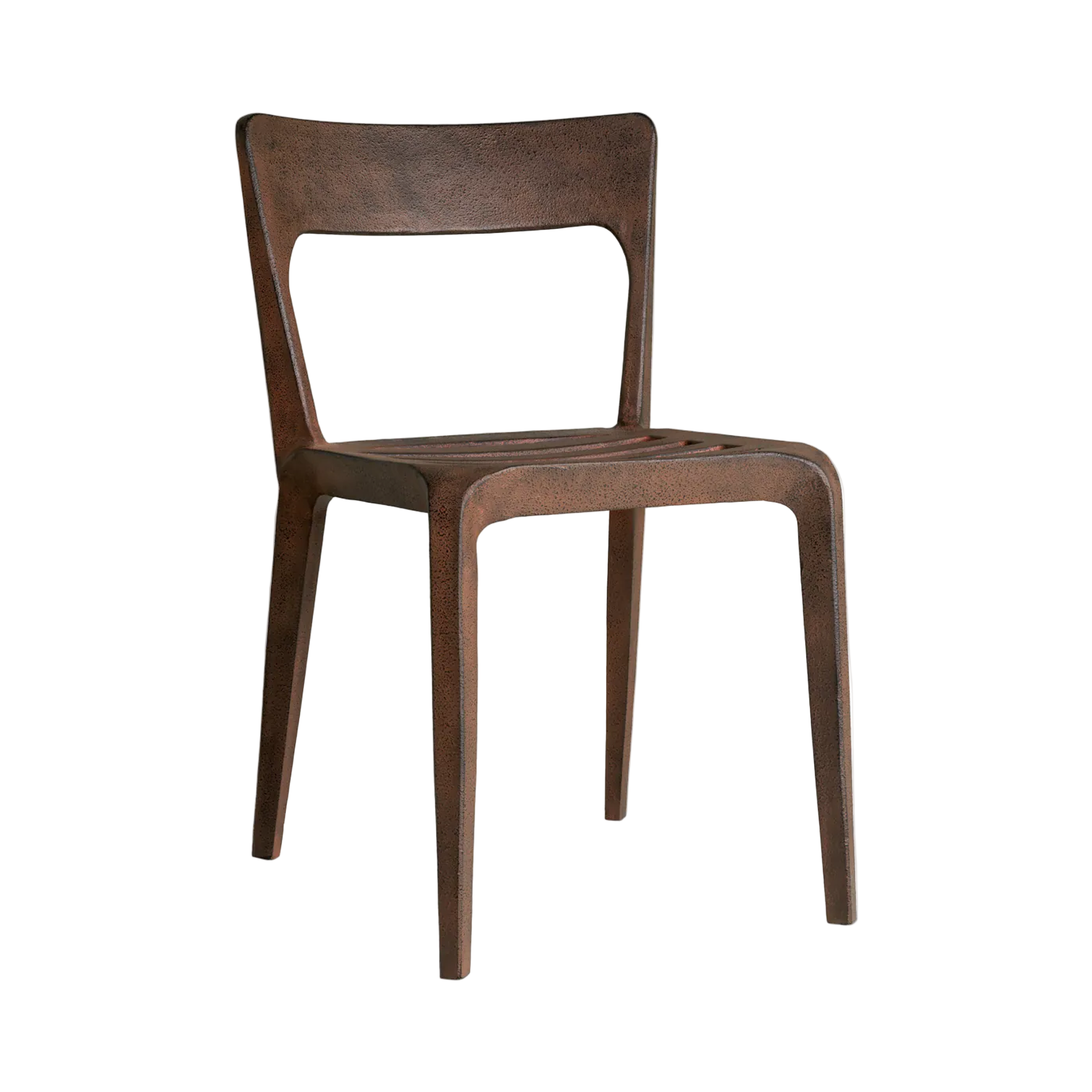Stuhl QUENTIN oxidiertes Aluminium