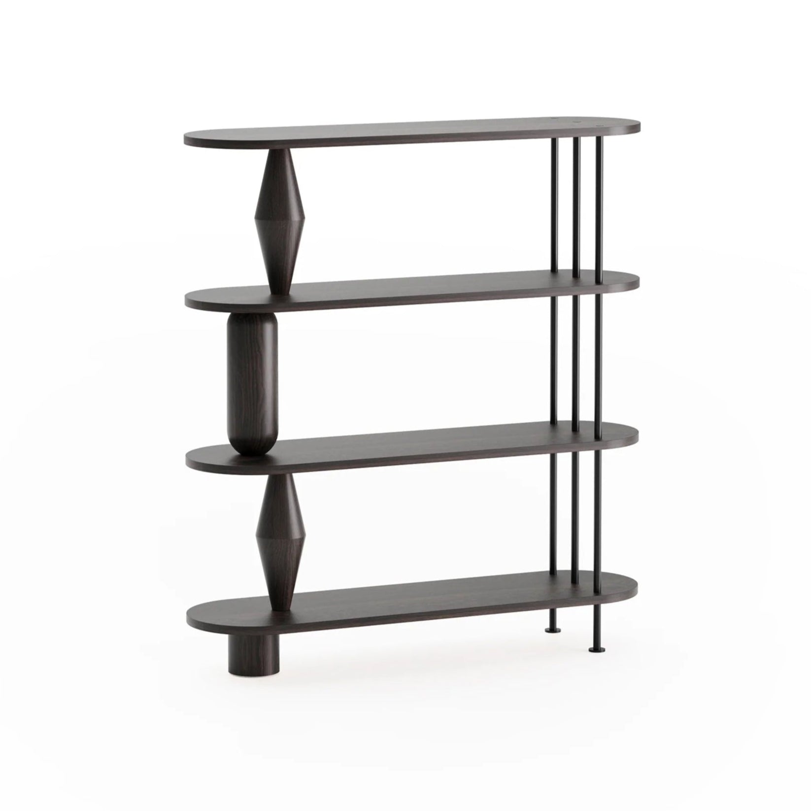 VAZOO Shelf in Ebony Oak Wood