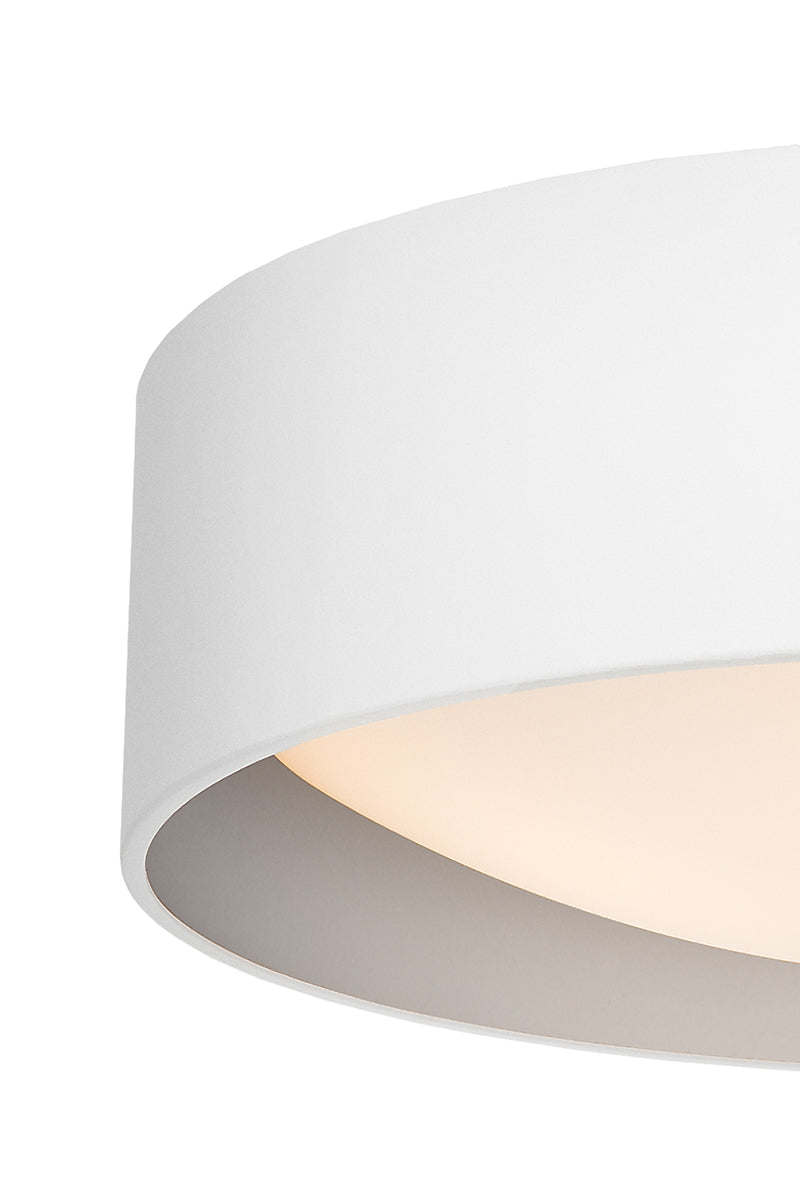 Pendelleuchte VERO weiß mit silbernem Inneren