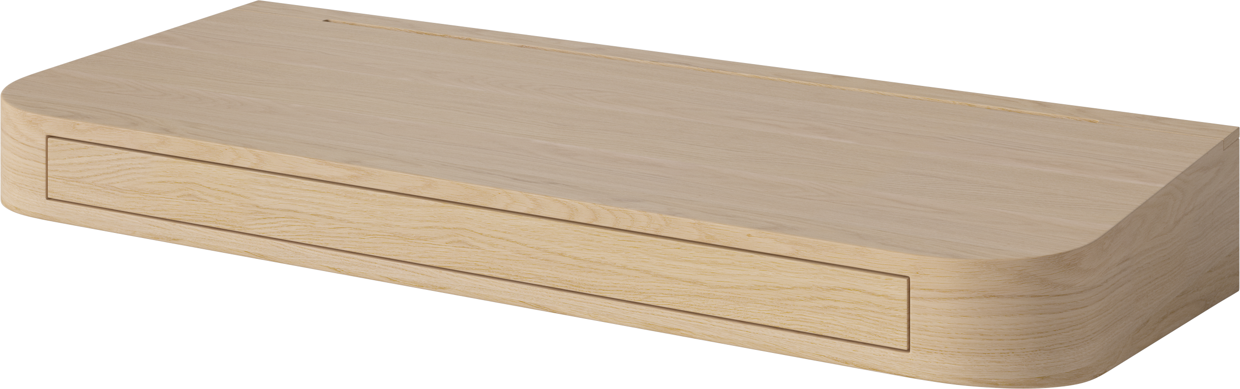 Vala Wall Desk bleichte Furnier Eiche