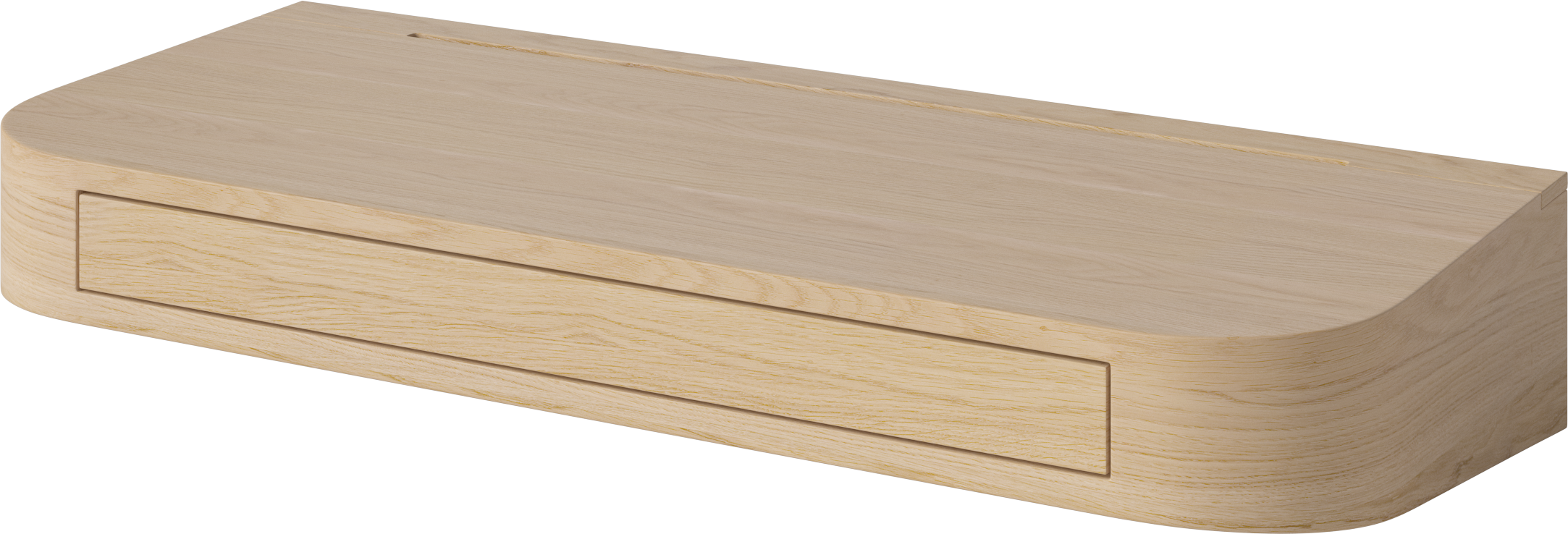 Vala Wall Desk bleichte Furnier Eiche