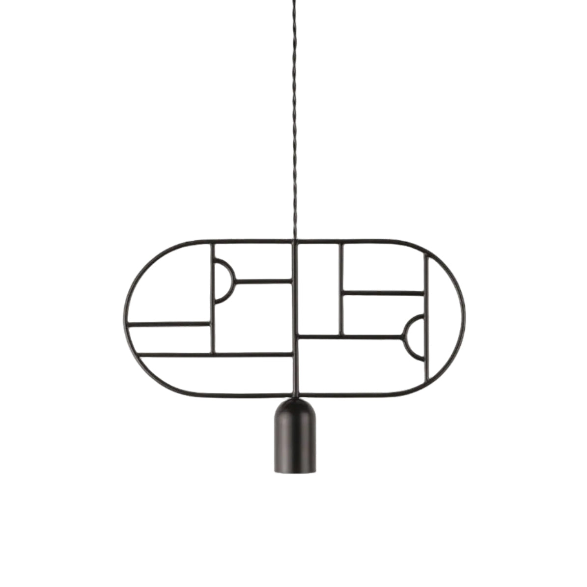 WOODEN DOTS WD03 Pendant Lamp in Graphite