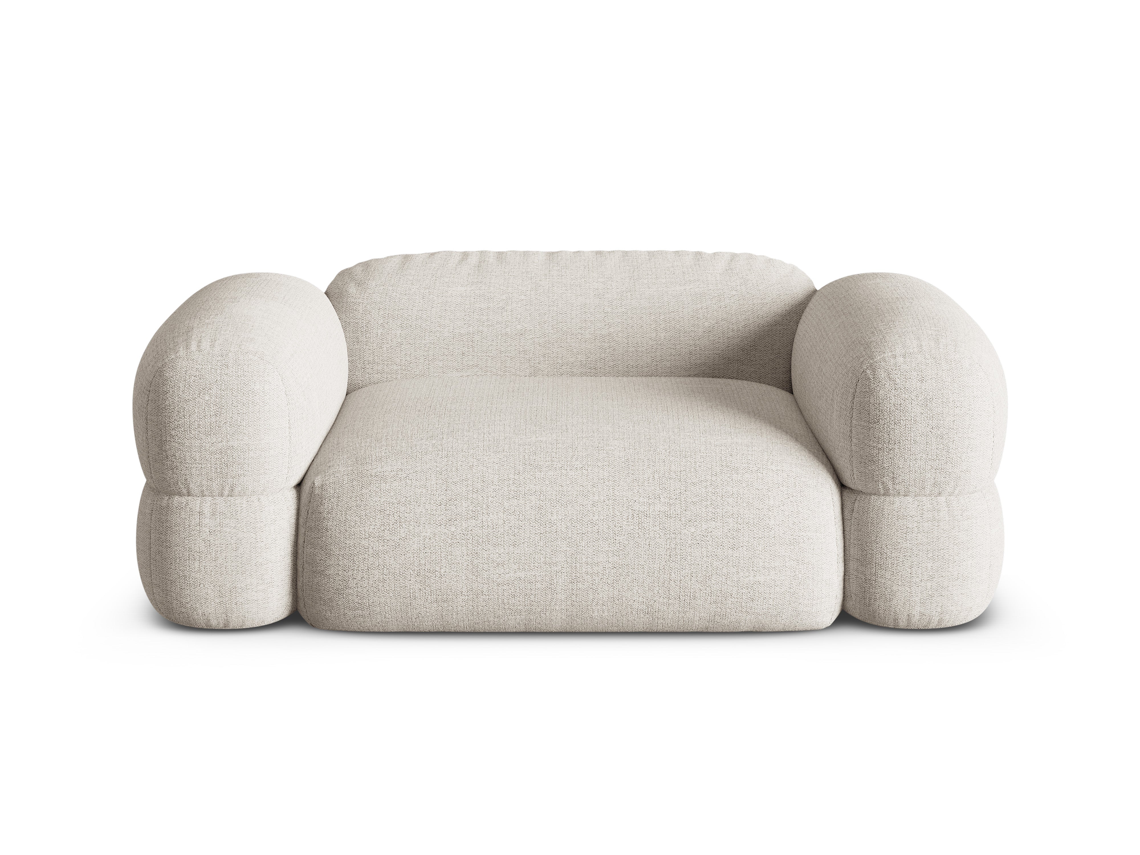 2-seater Sofa ROGER beige chenille