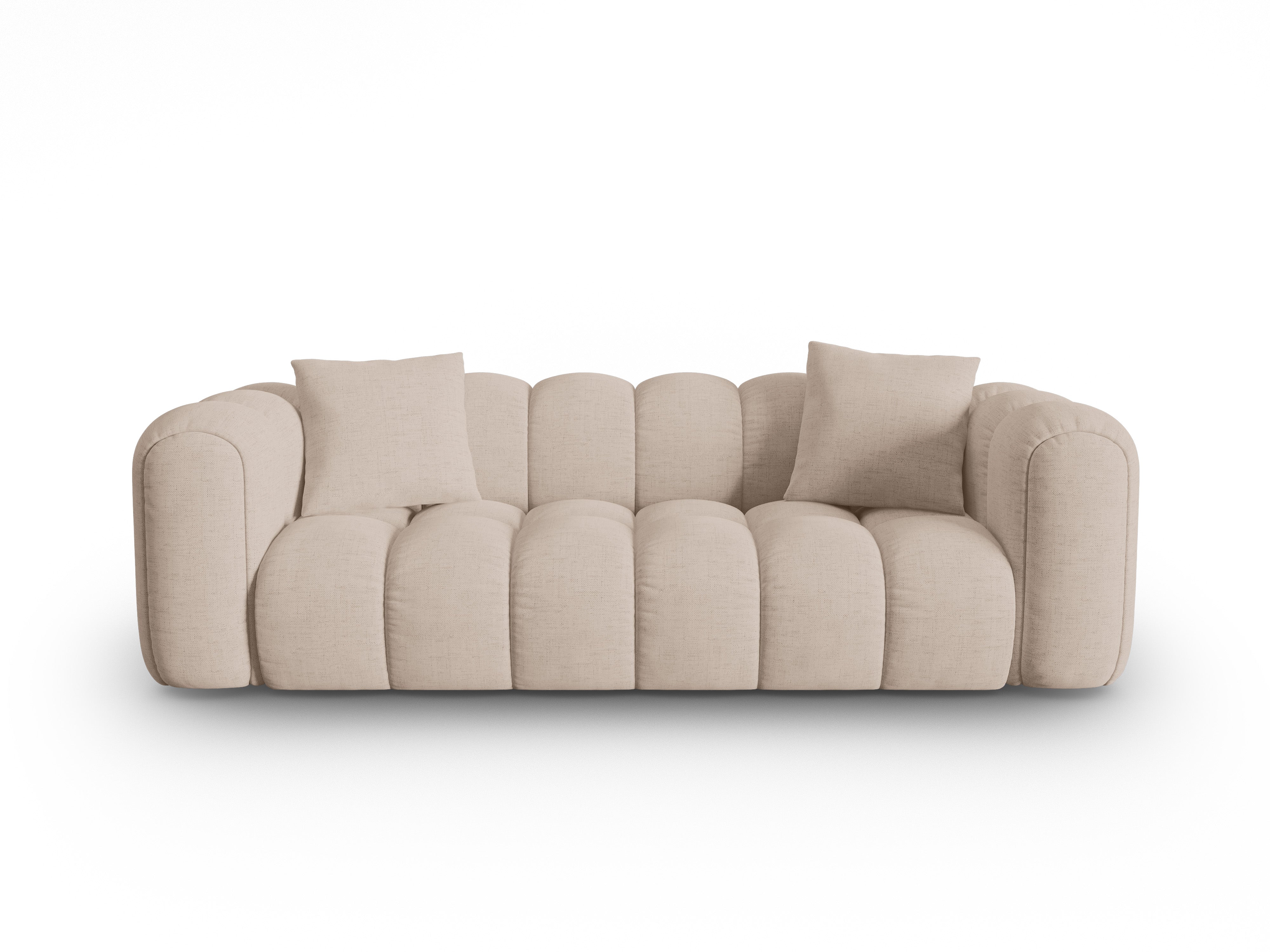 4-seater ASTRO sofa cappuccino chenille