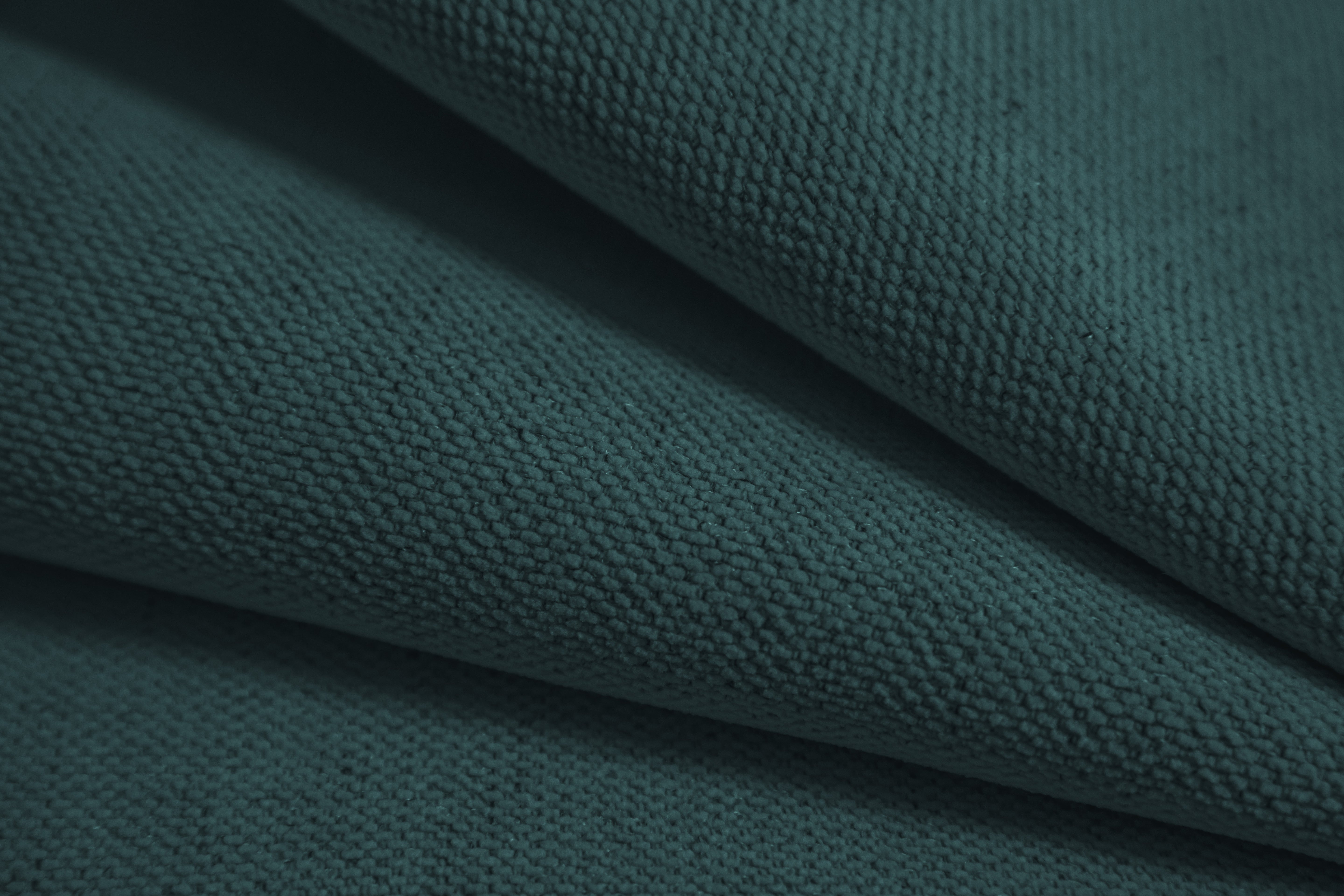 Left-facing 3-seater corner sofa ASTRO turquoise chenille