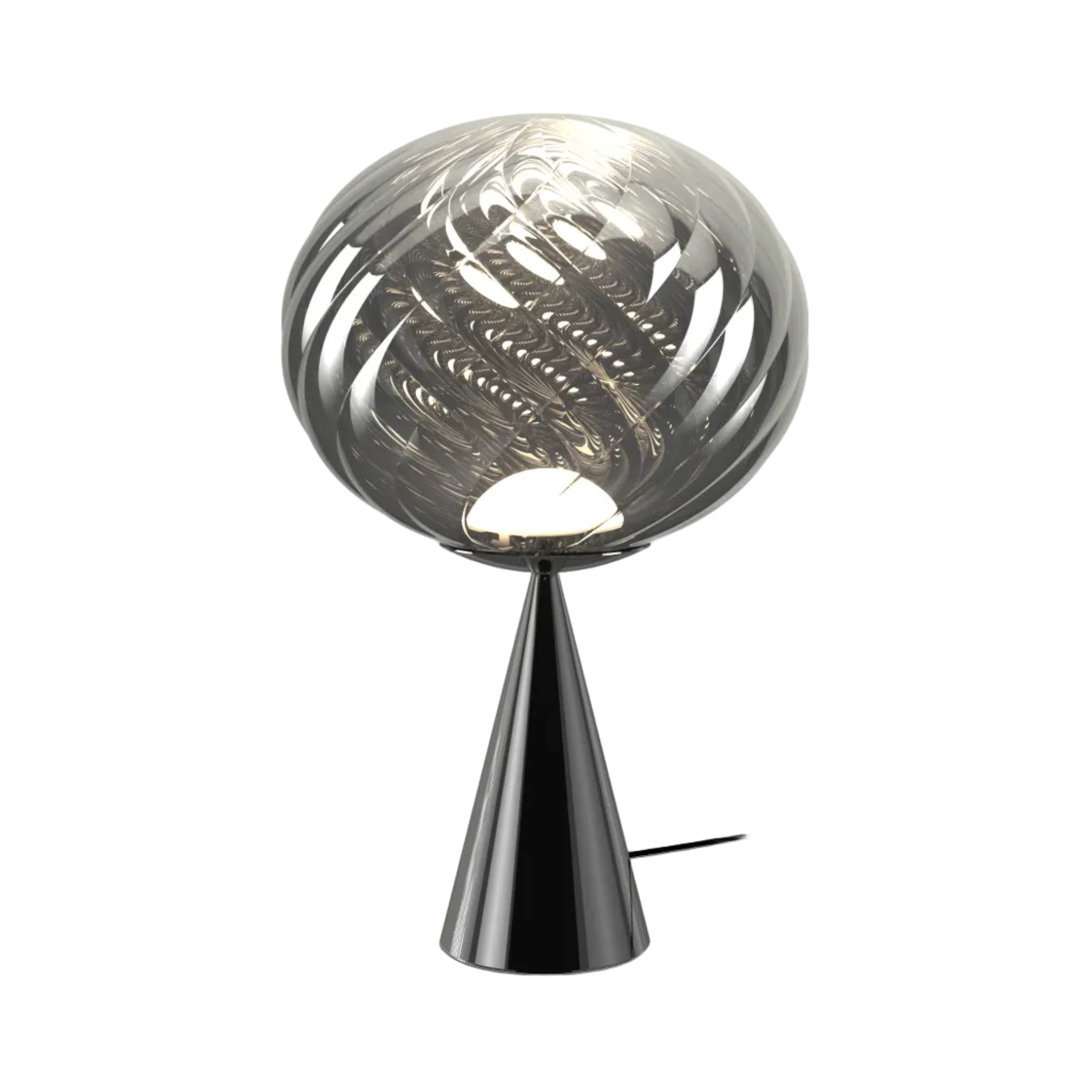 Tischlampe WHIRL silber