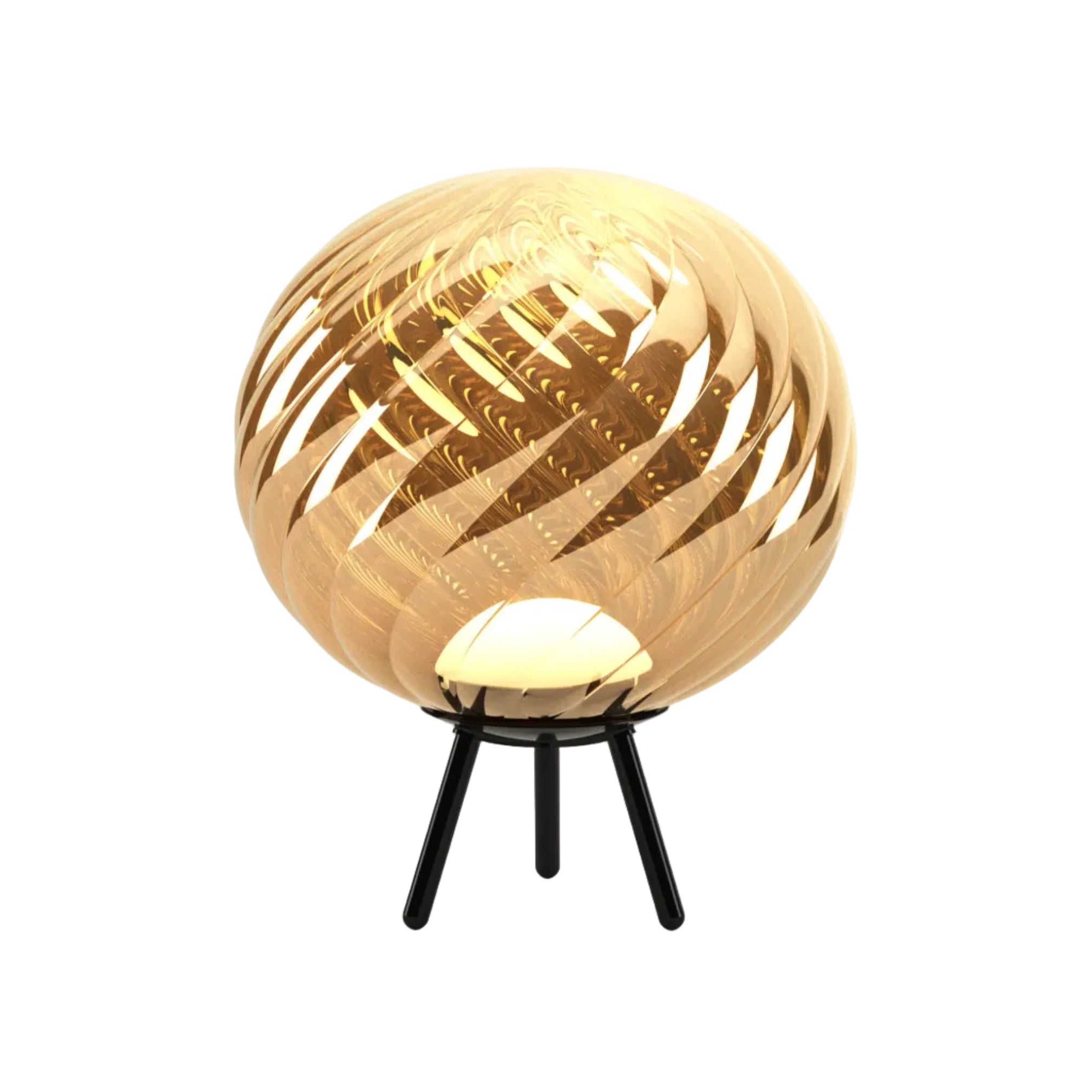 Tragbare Lampe WHIRL gold
