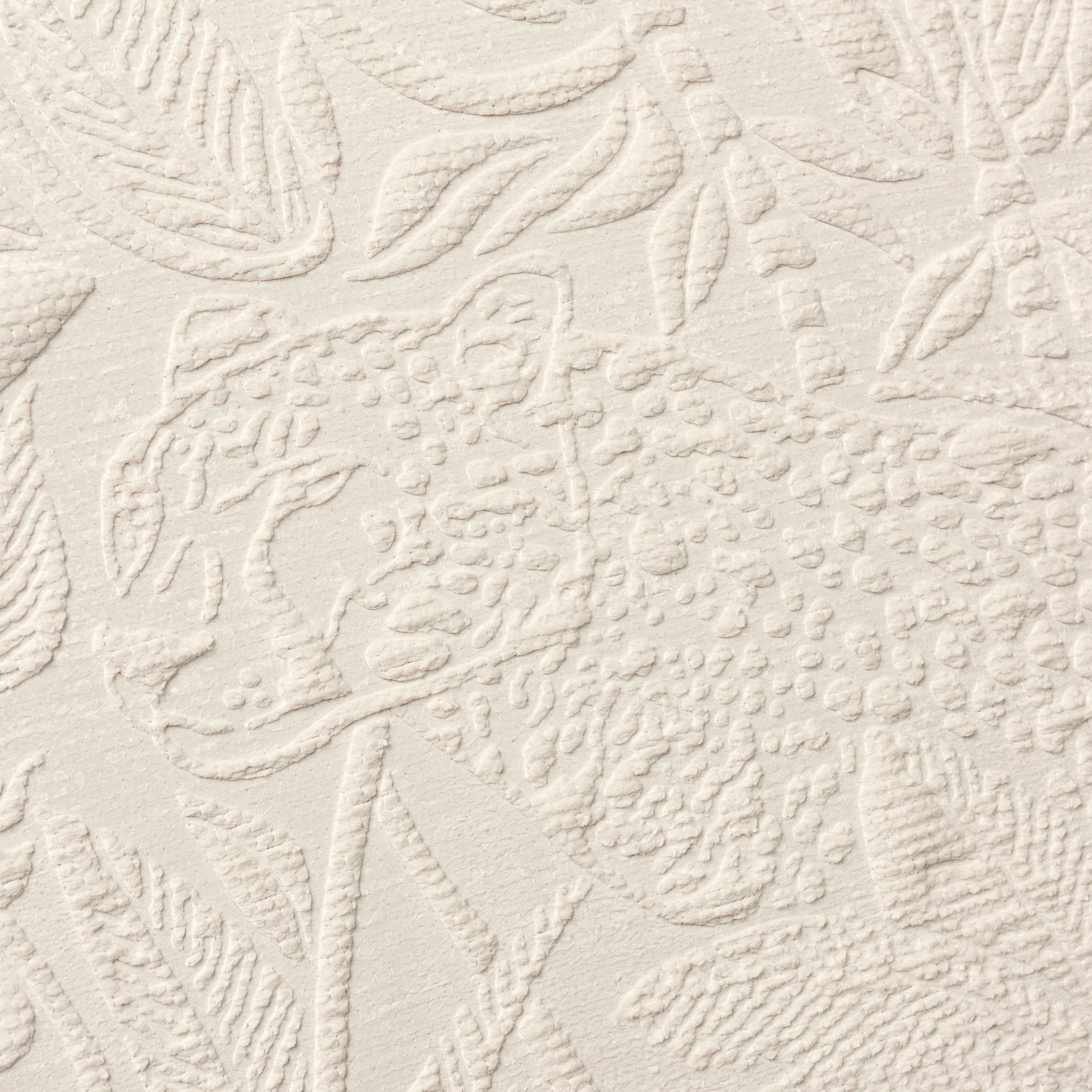 Textil-Tapete mit 3D-Muster PANTHERA hellbeige