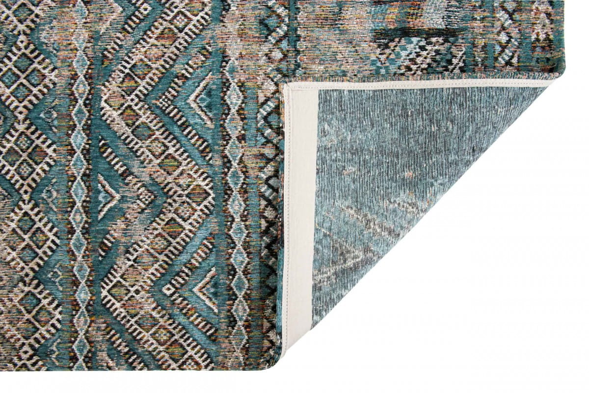 Dywan KILIM ZEMMURI BLUE błękitny – Louis de Poortere