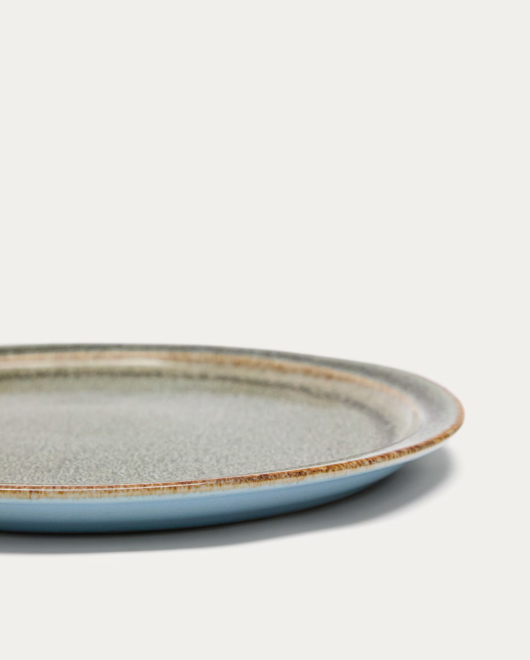 COVAL Dessert Plate Brown Ceramic