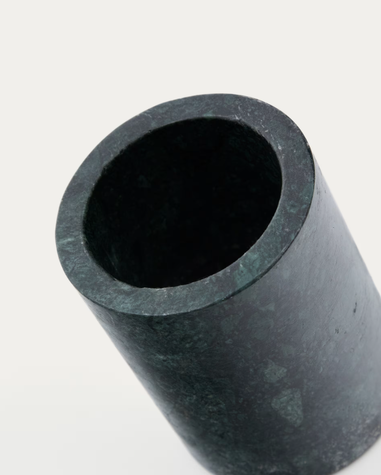 ELENEI Toothbrush Holder Green Marble