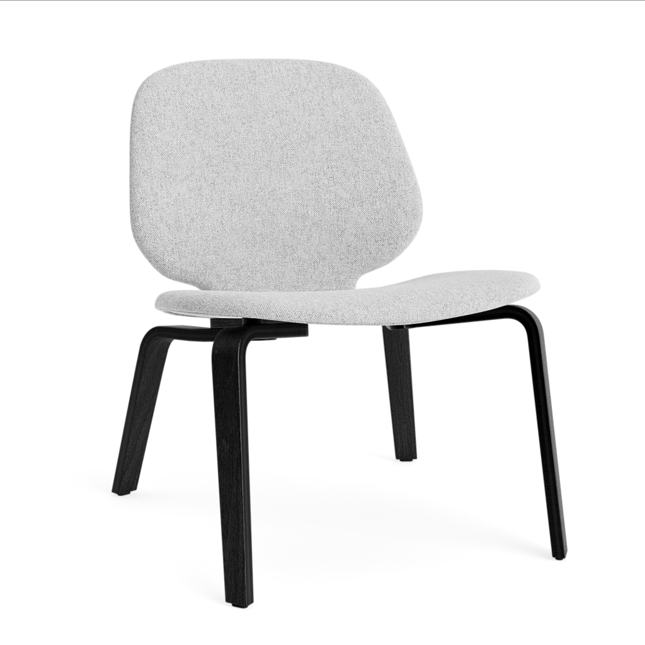 Upholstered chair My full black ash veneer