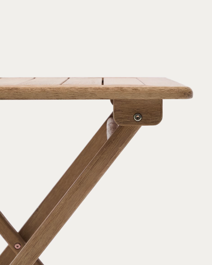 DANDARA Folding Table in Light Acacia Wood