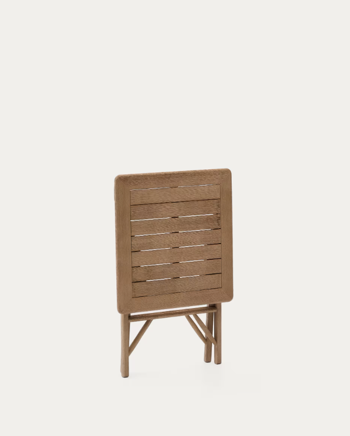 DANDARA Folding Table in Light Acacia Wood