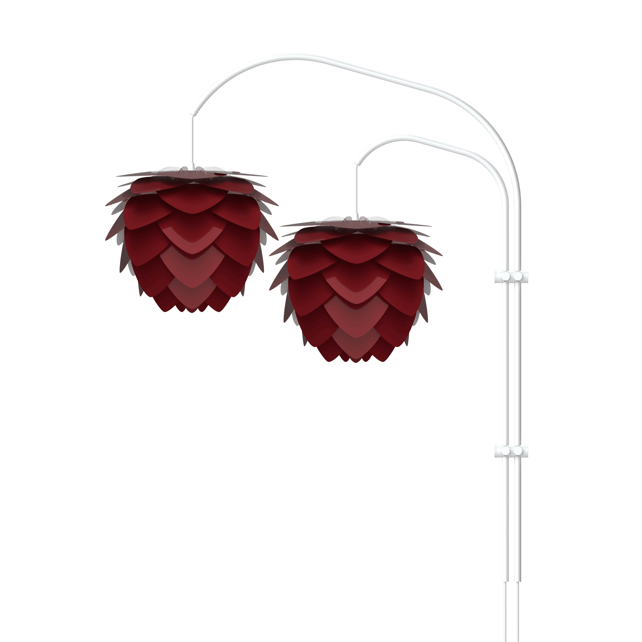 Abażur ALUVIA rubinowy UMAGE Eye on Design