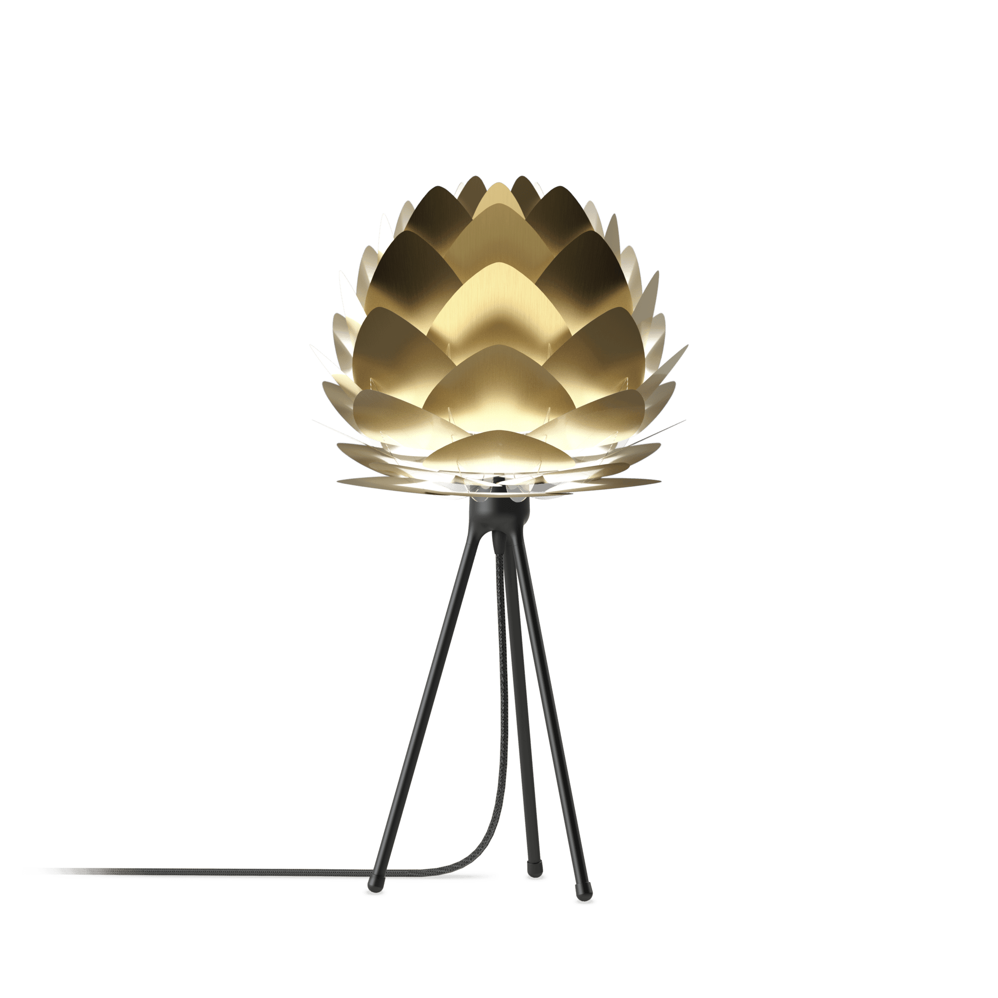 Abażur ALUVIA złoty UMAGE Eye on Design