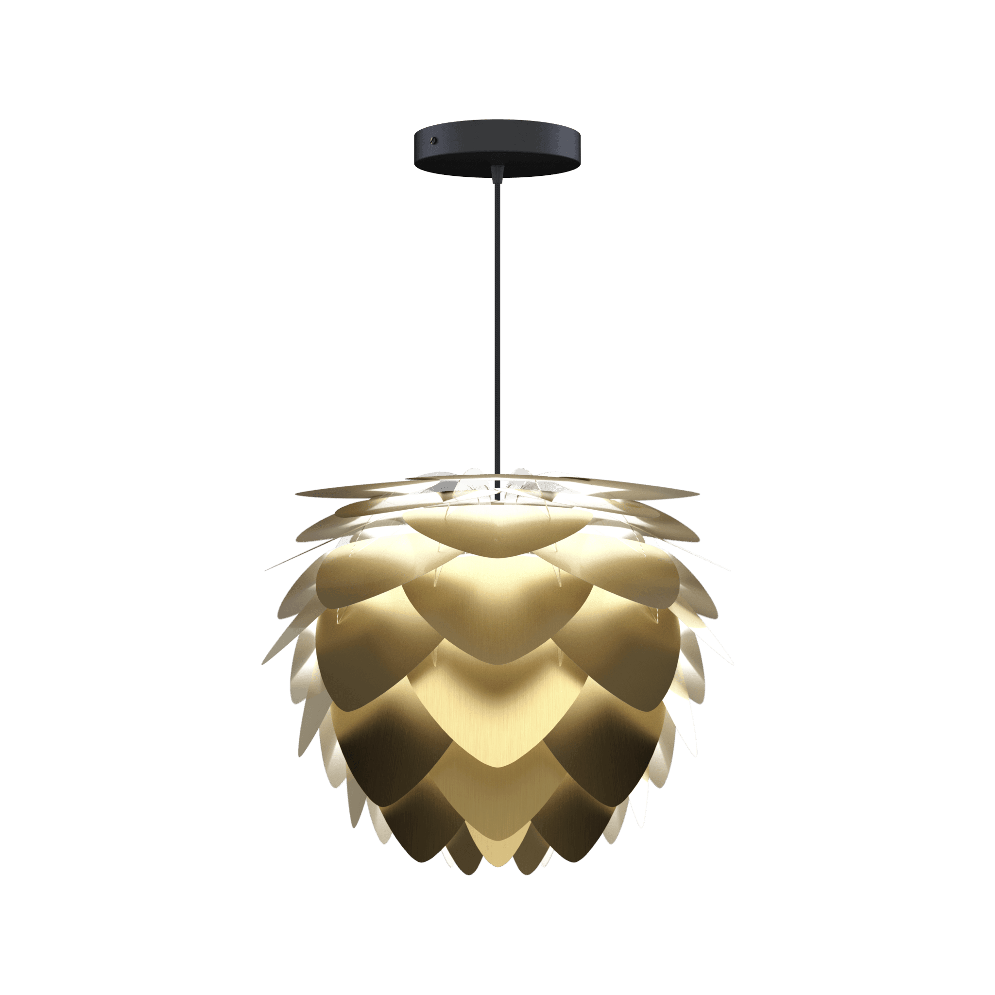 Abażur ALUVIA złoty UMAGE Eye on Design