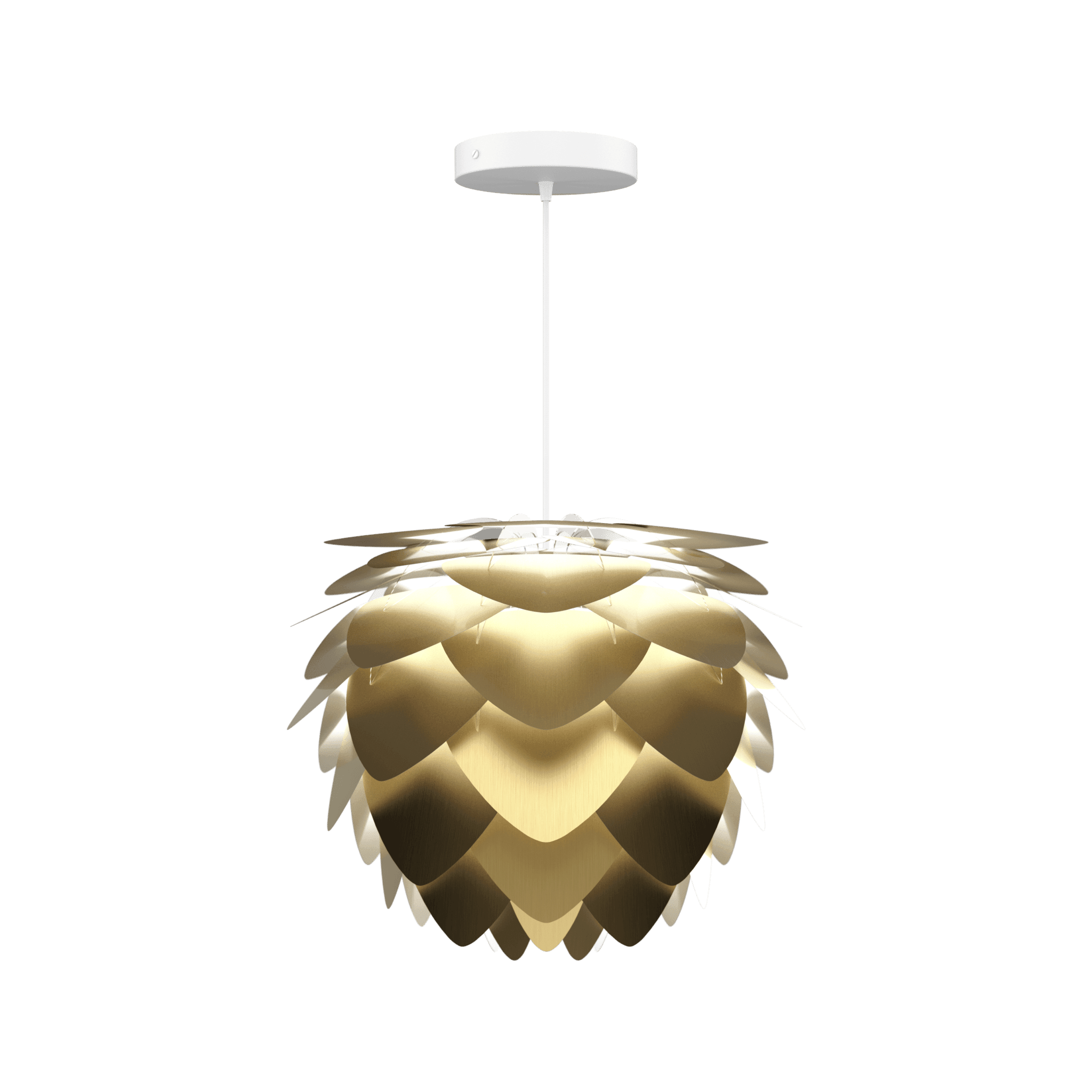 Abażur ALUVIA złoty UMAGE Eye on Design