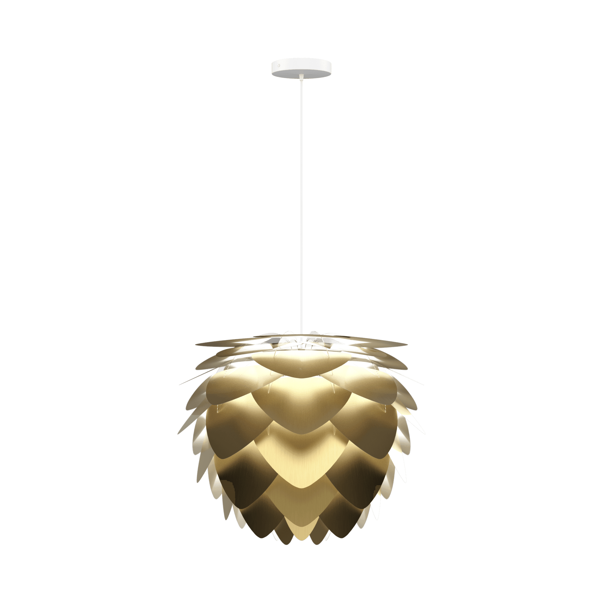 Abażur ALUVIA złoty UMAGE Eye on Design