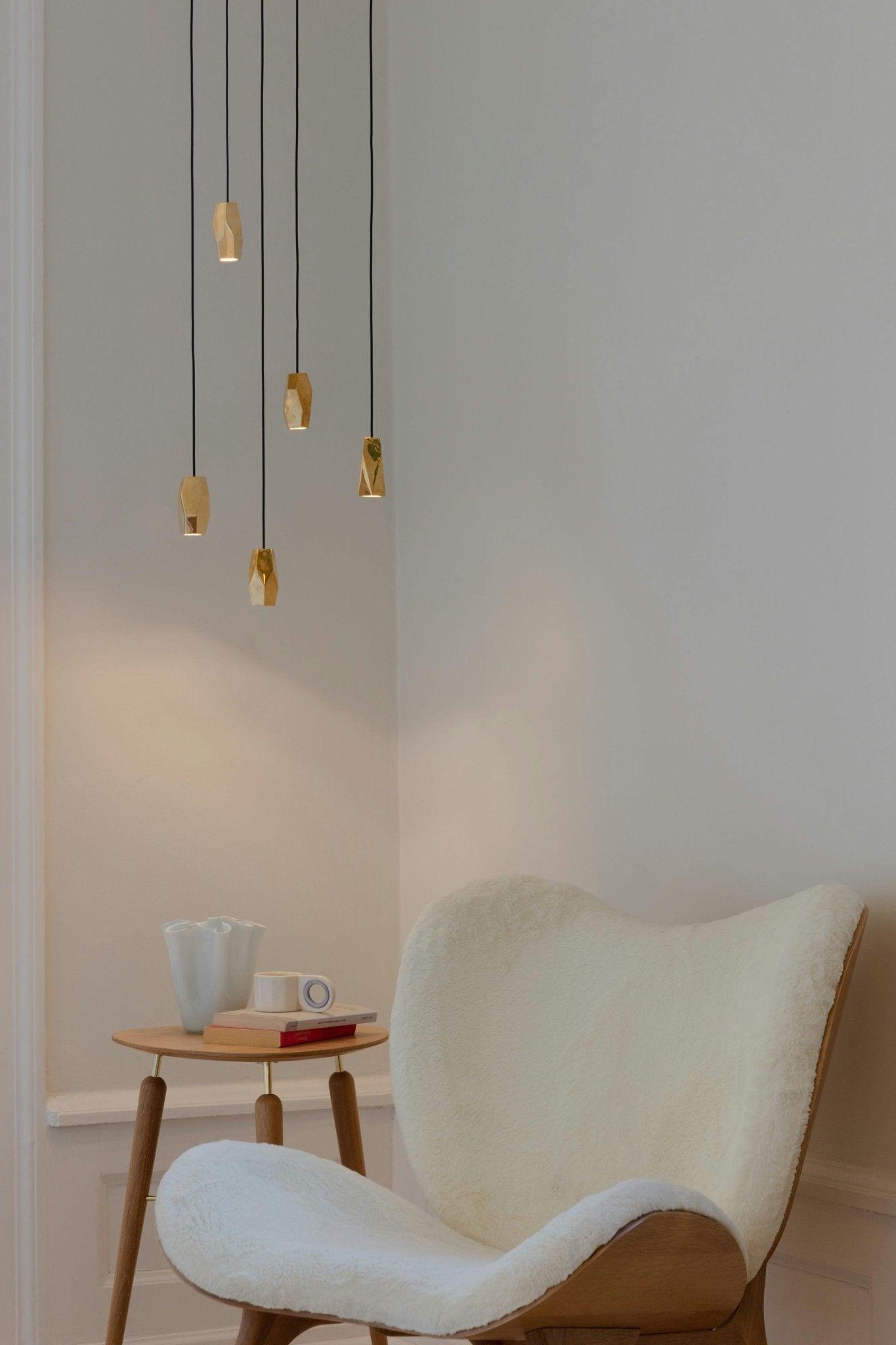 Abażur BRIGHTER DAYS mosiądz UMAGE Eye on Design