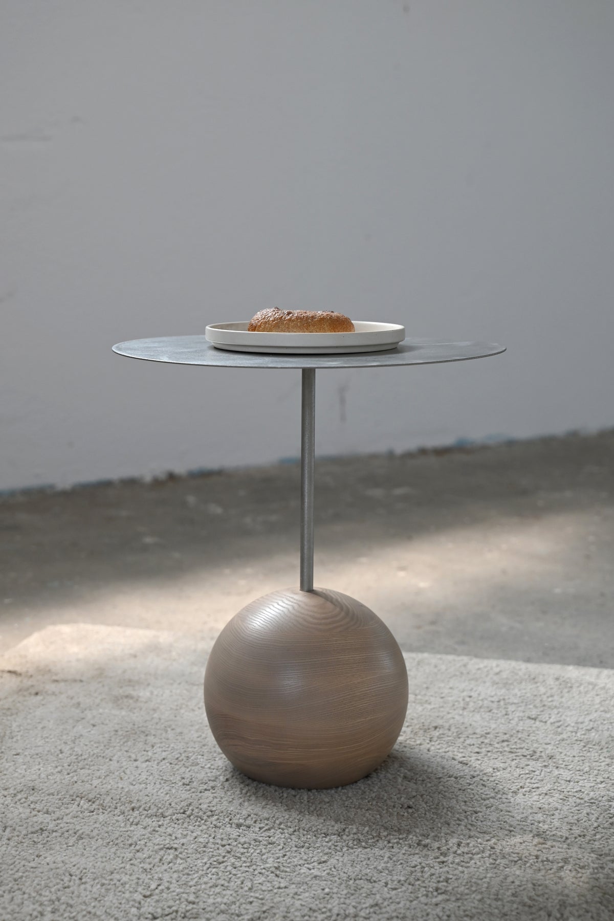 Kaffeetisch AN SU Holz und Stahl