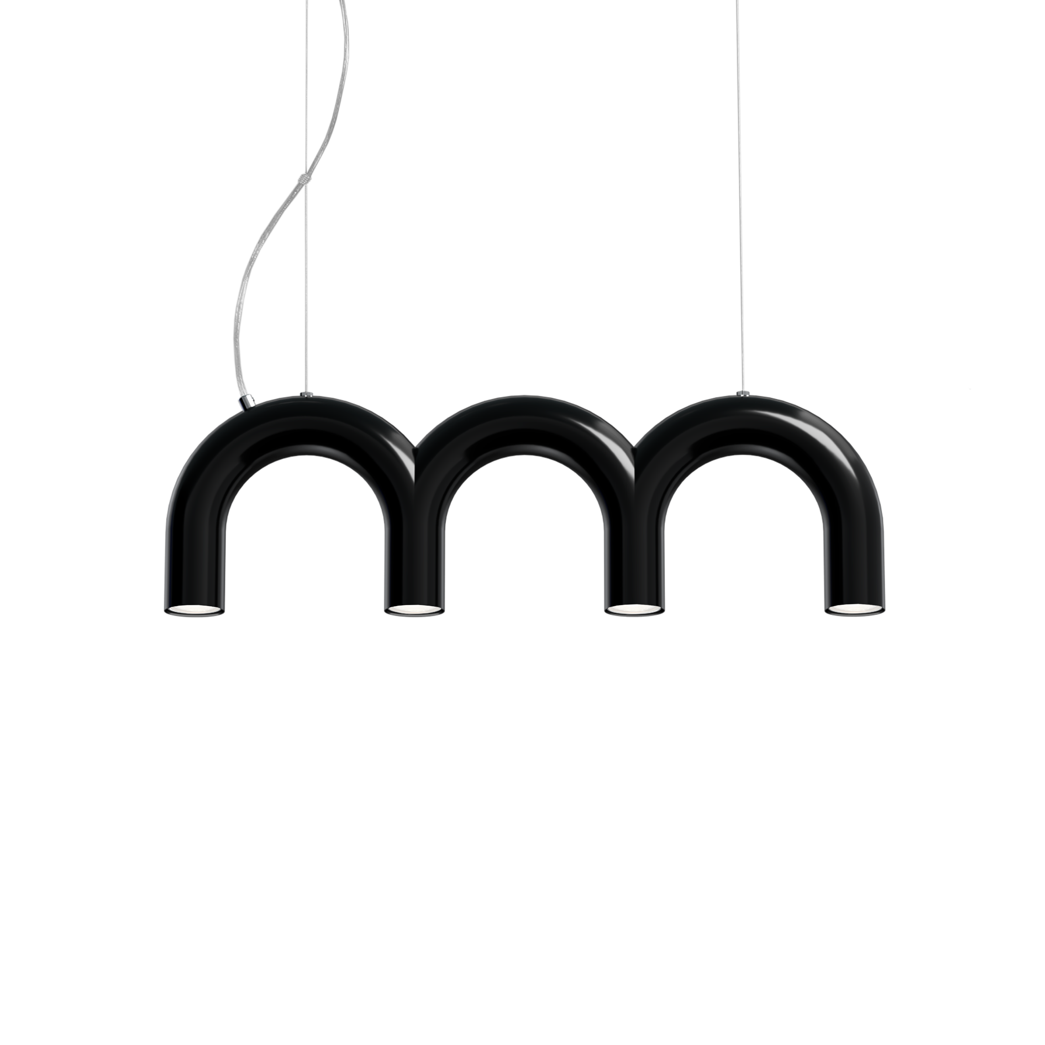 ARCH TRIPLETTE black pendant lamp