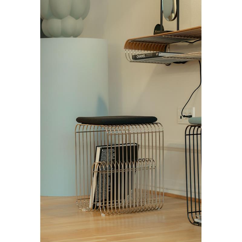 Sitzkissen CURVA anthrazit Bouclé