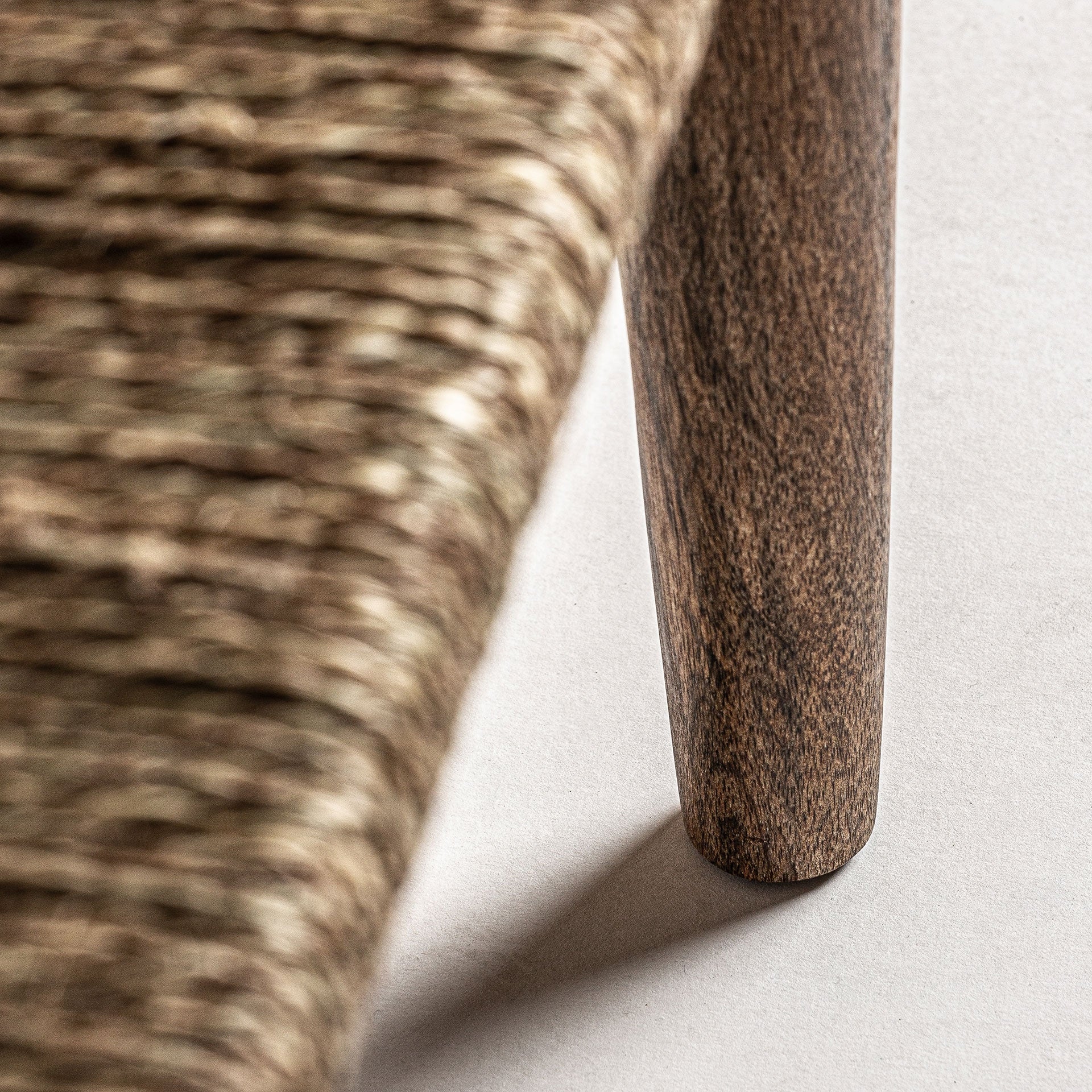 Double Bench TASSAROLO Mango Wood with Jute Seat