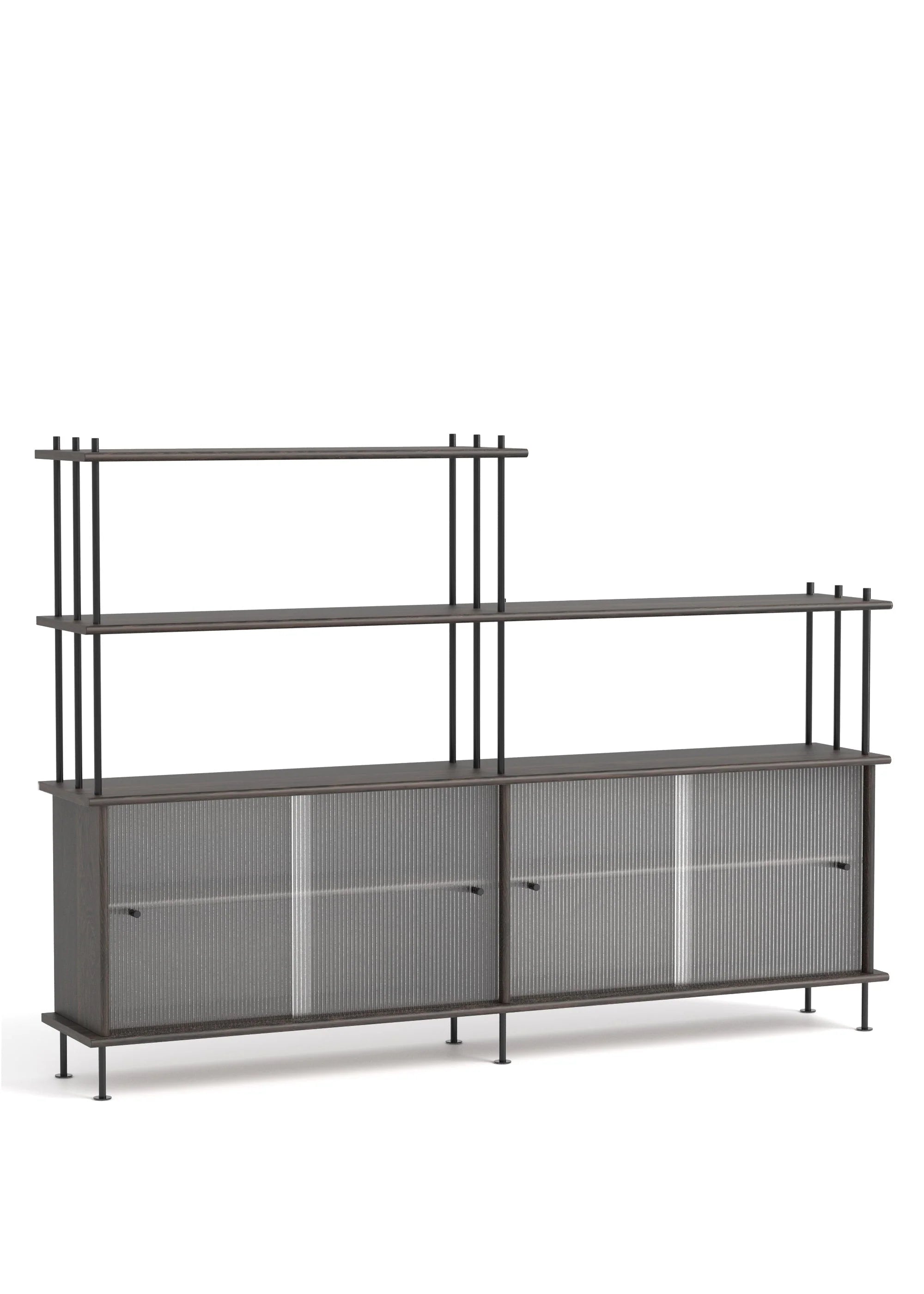 BAVA 200 Schrank aus schwarzem Eichenholz
