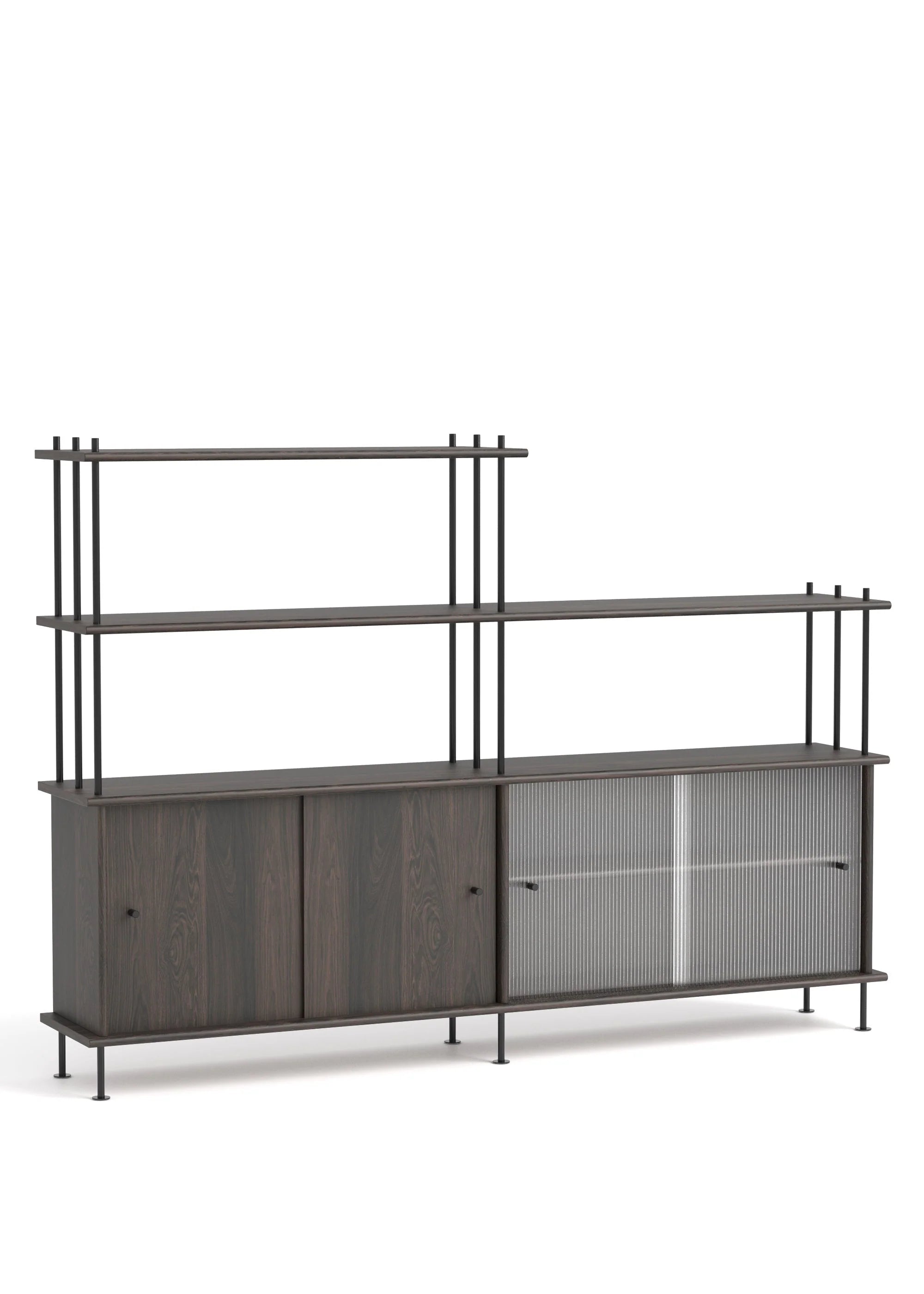 BAVA 200 Schrank aus schwarzem Eichenholz