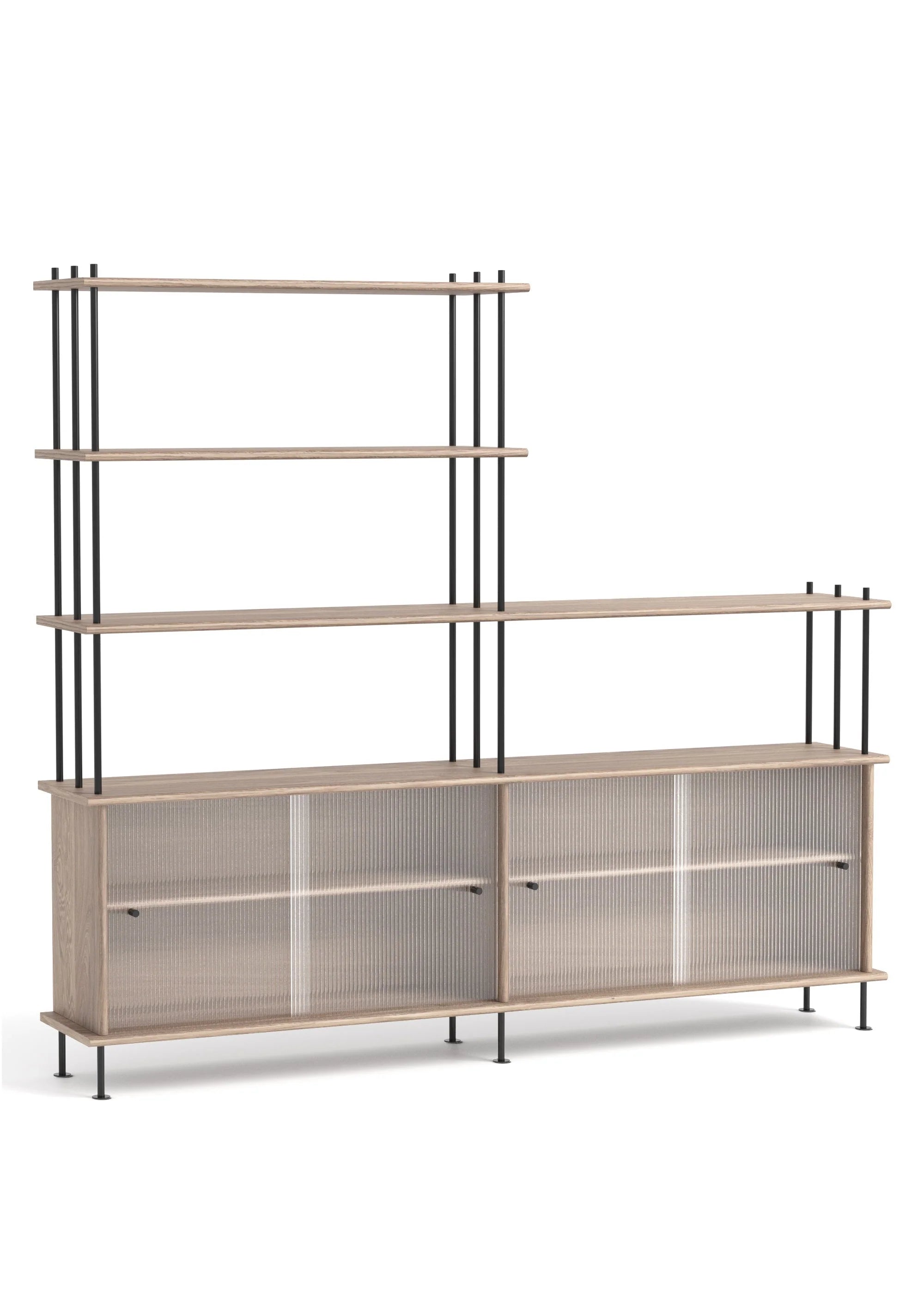 BAVA Cabinet 200 Bleached Oak Wood