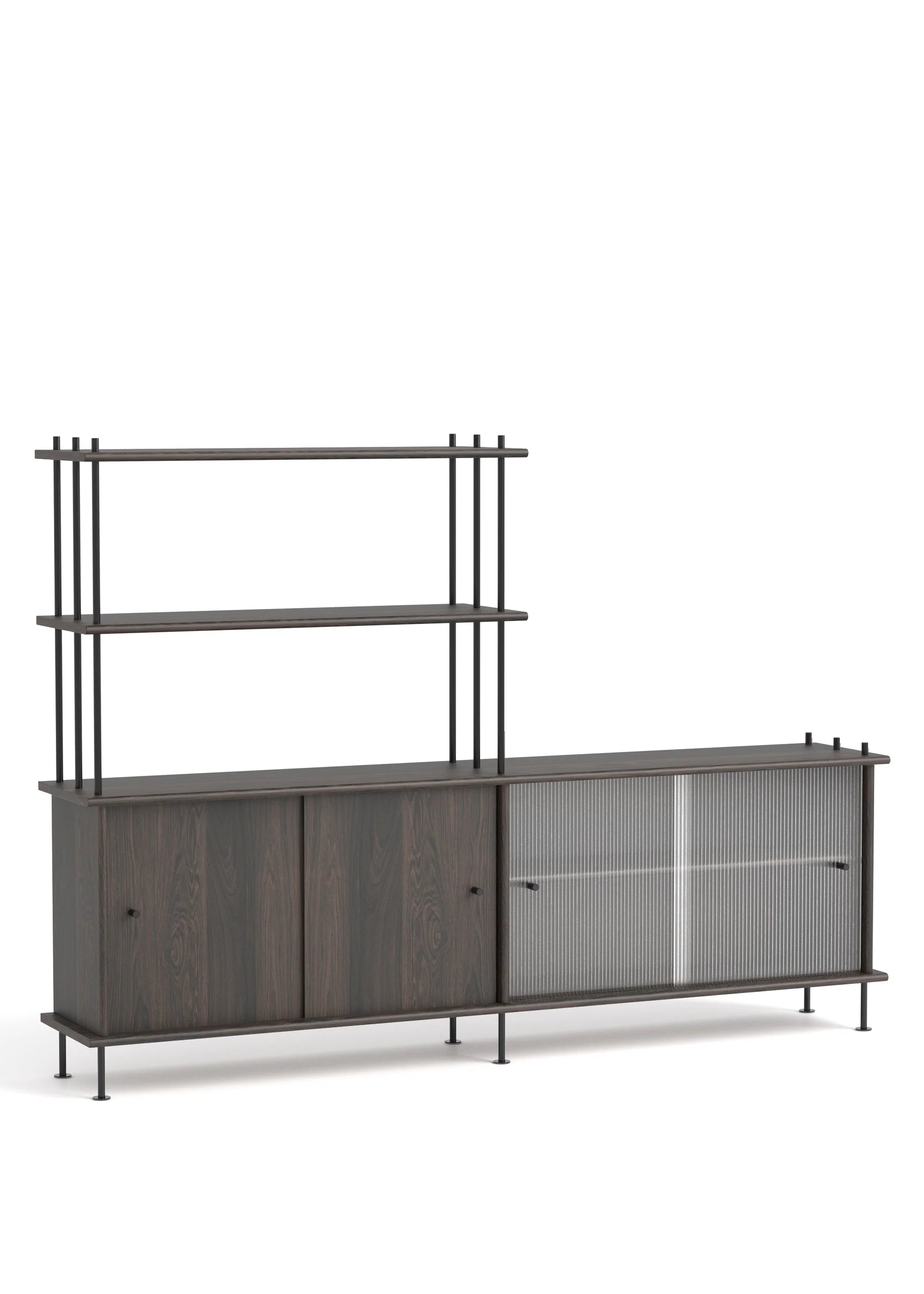 BAVA 200 Schrank aus schwarzem Eichenholz