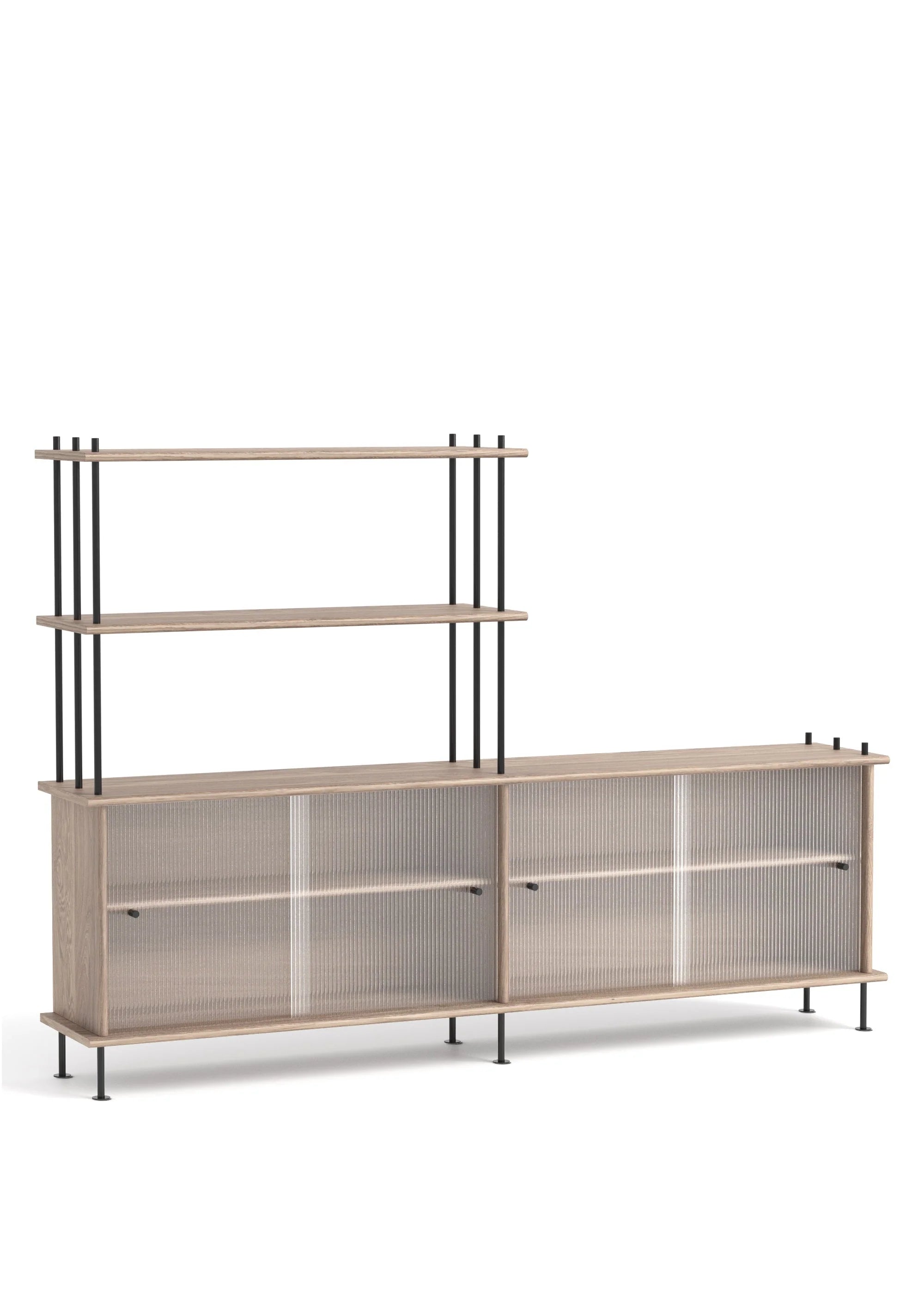 BAVA Cabinet 200 Bleached Oak Wood