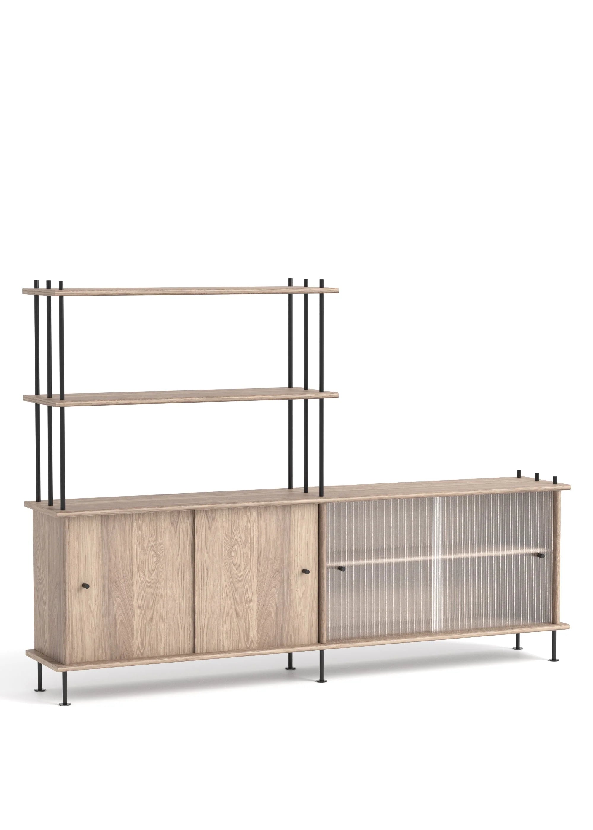 BAVA Cabinet 200 Bleached Oak Wood