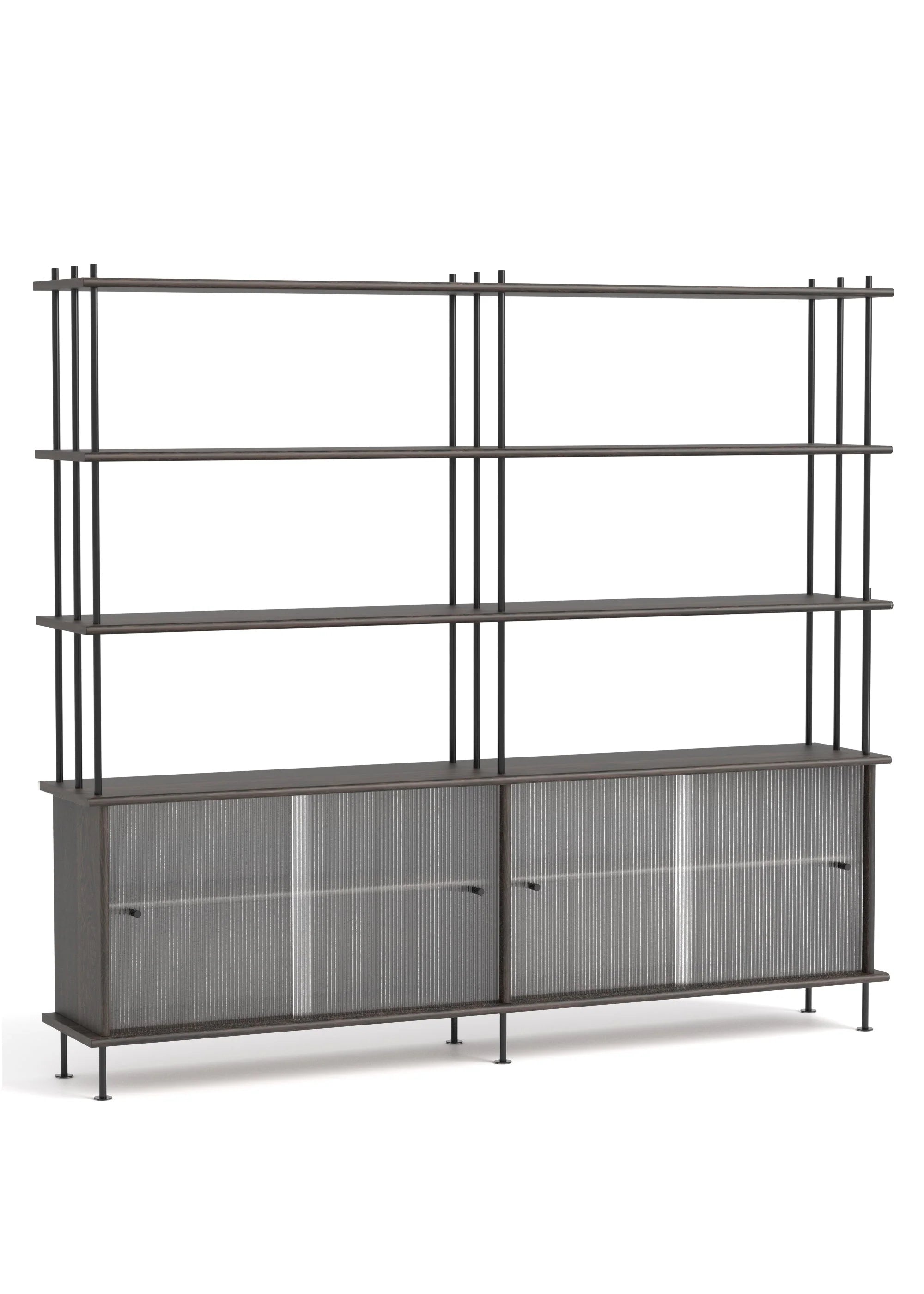 BAVA 200 Schrank aus schwarzem Eichenholz