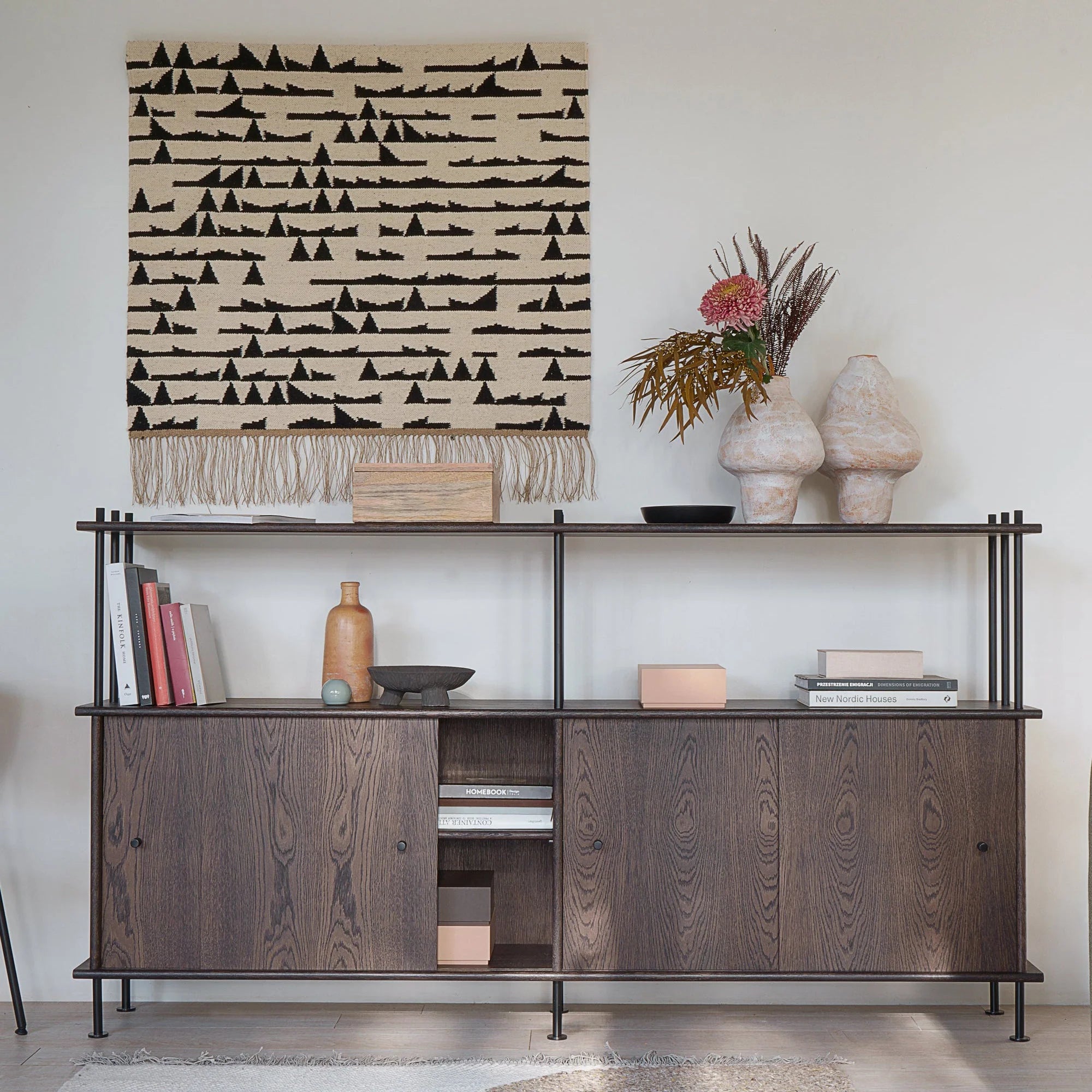 BAVA Cabinet 200 Bleached Oak Wood