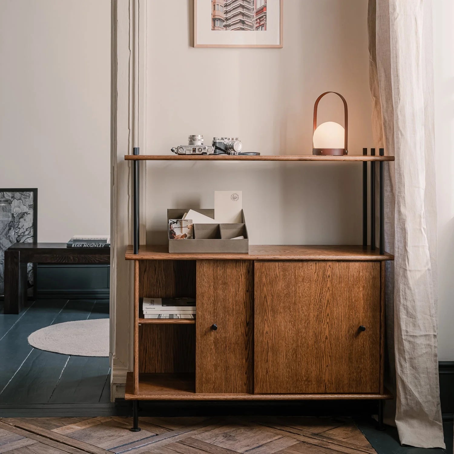 BAVA 100 Schrank aus gebleichtem Eichenholz