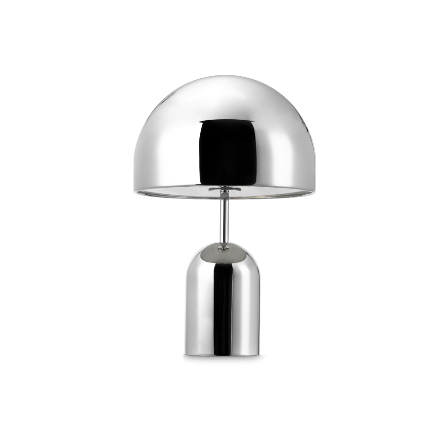 Glockensilbertischlampe