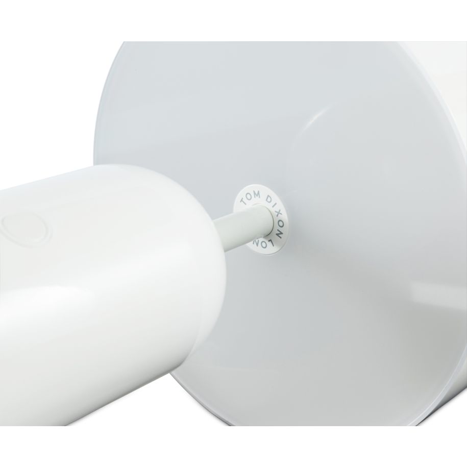 Lampa przenośna BELL biały – styl minimalistyczny