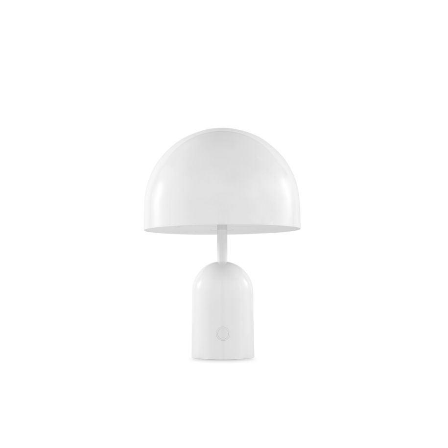 Lampa przenośna BELL biały z oświetleniem LED
