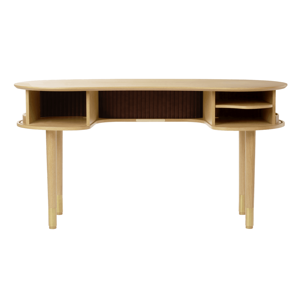 Biurko AUDACIOUS orzechowy z dębem UMAGE Eye on Design