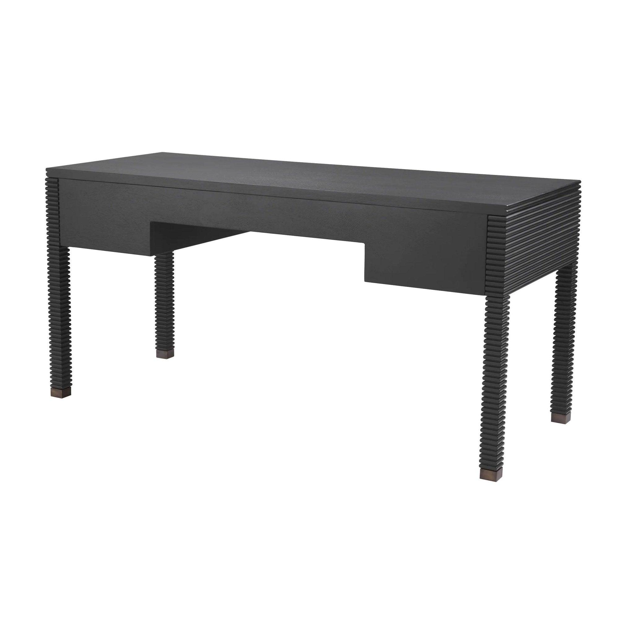 Biurko DIMITRIOS grafitowy fornir dębowy Eichholtz Eye on Design